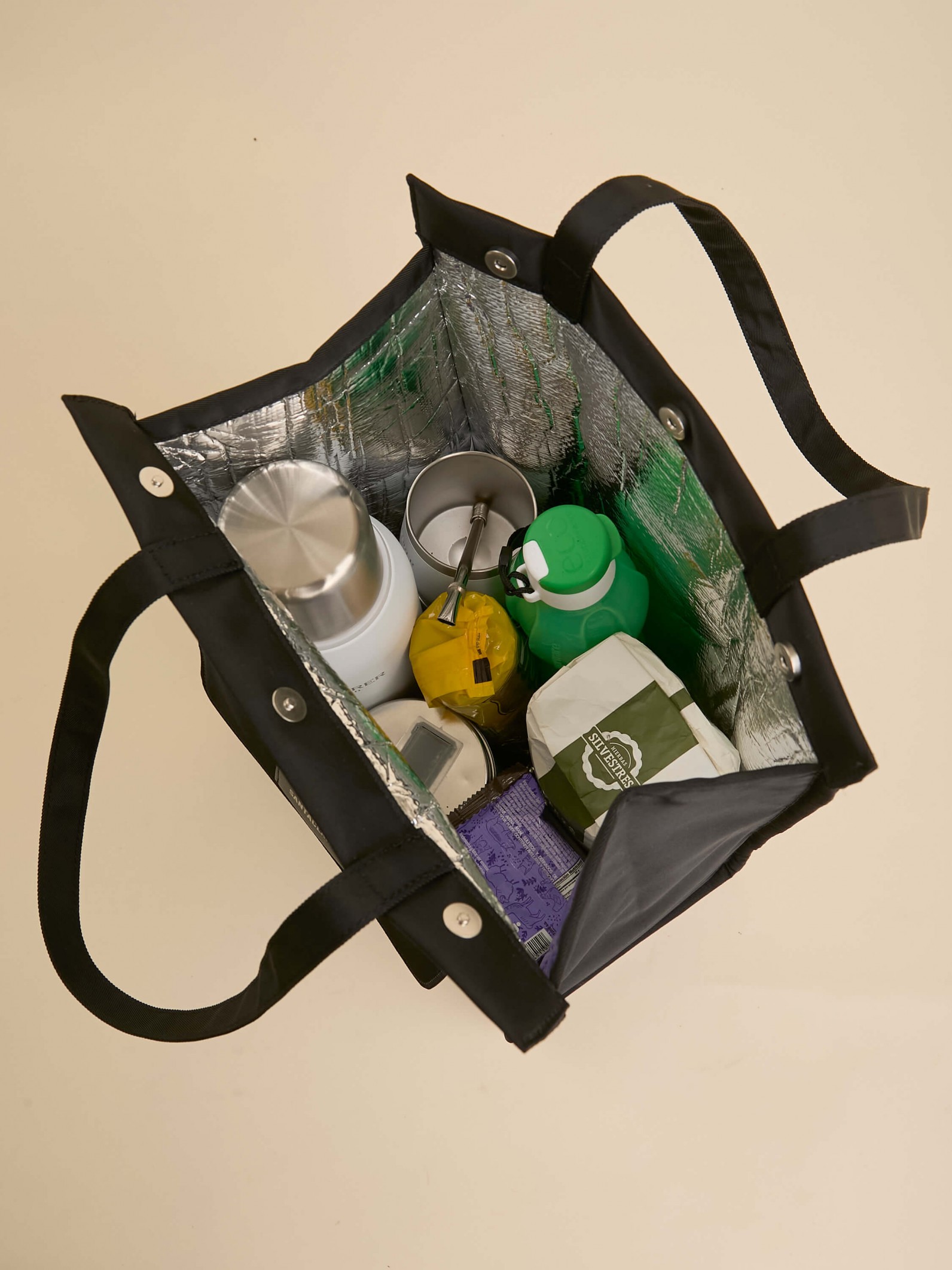 Bolso Lunchera Break Negro Térmica