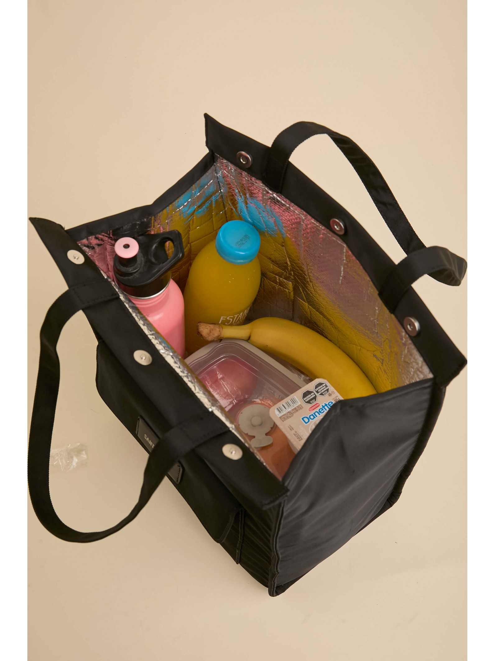 Bolso Lunchera Break Negro Térmica