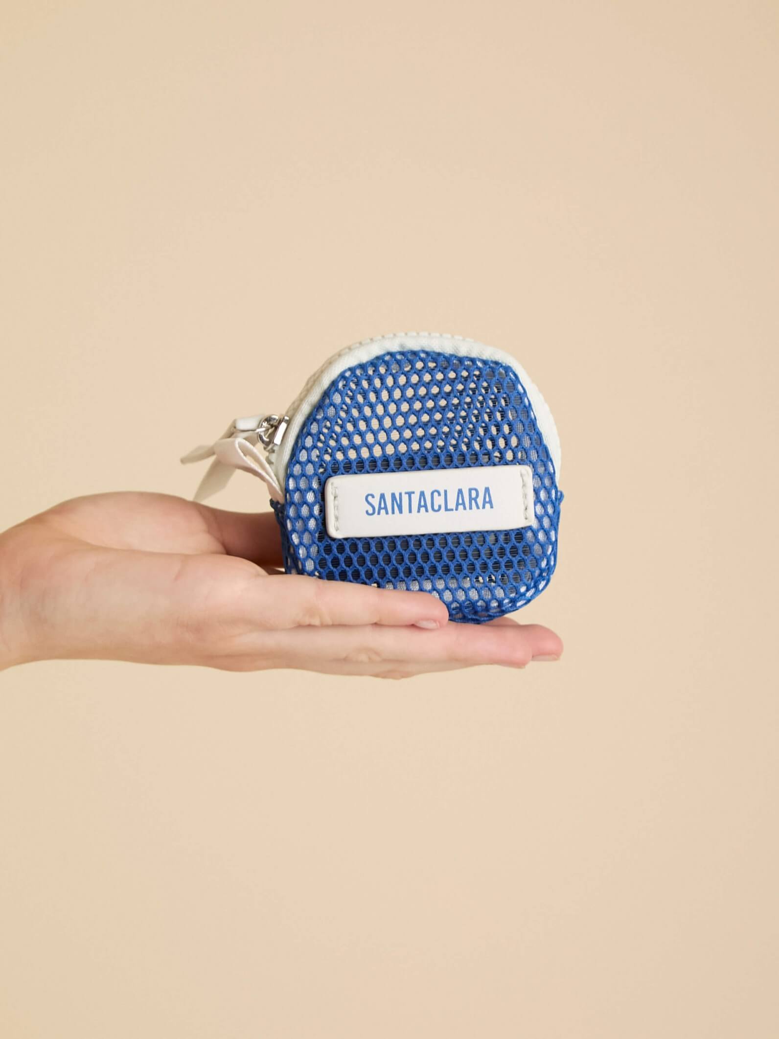 Pouch Mesh Azul Porta Airpods