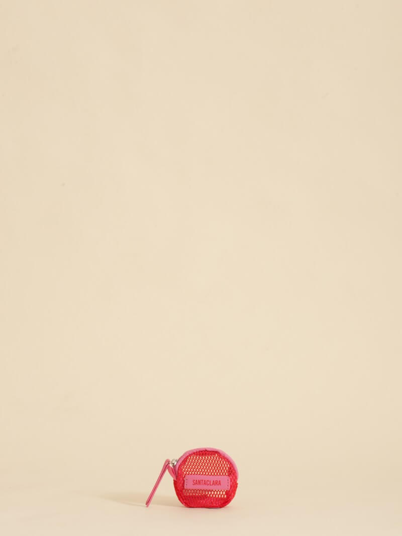 Pouch Mesh Rojo Porta Airpods