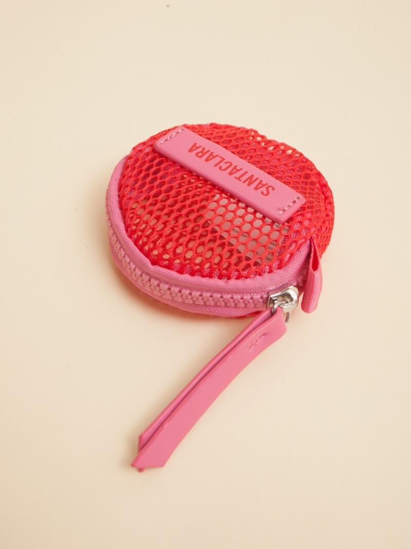 Pouch Mesh Rojo Porta Airpods