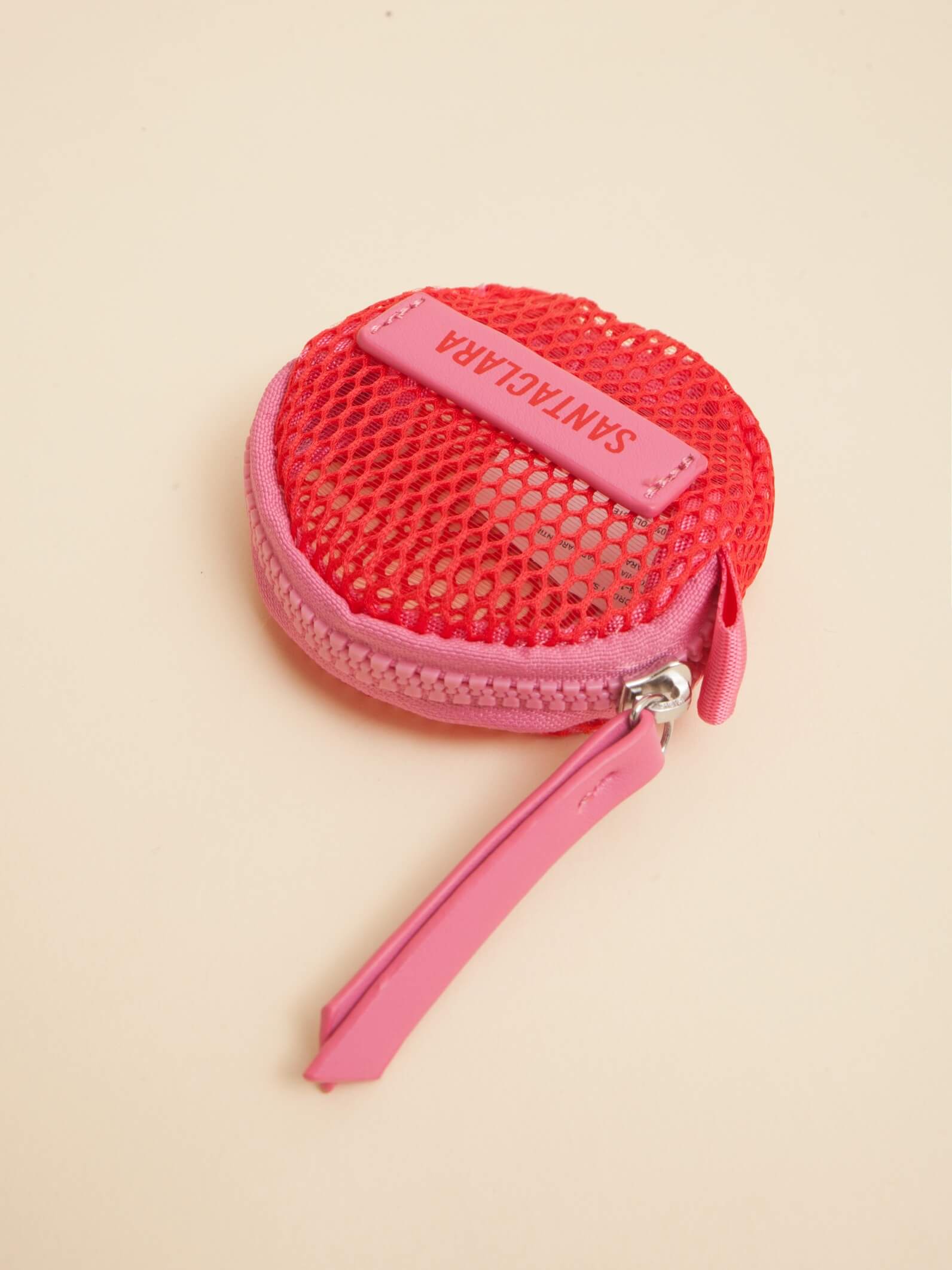 Pouch Mesh Rojo Porta Airpods