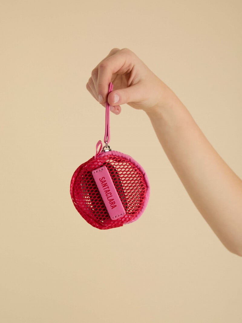 Pouch Mesh Rojo Porta Airpods