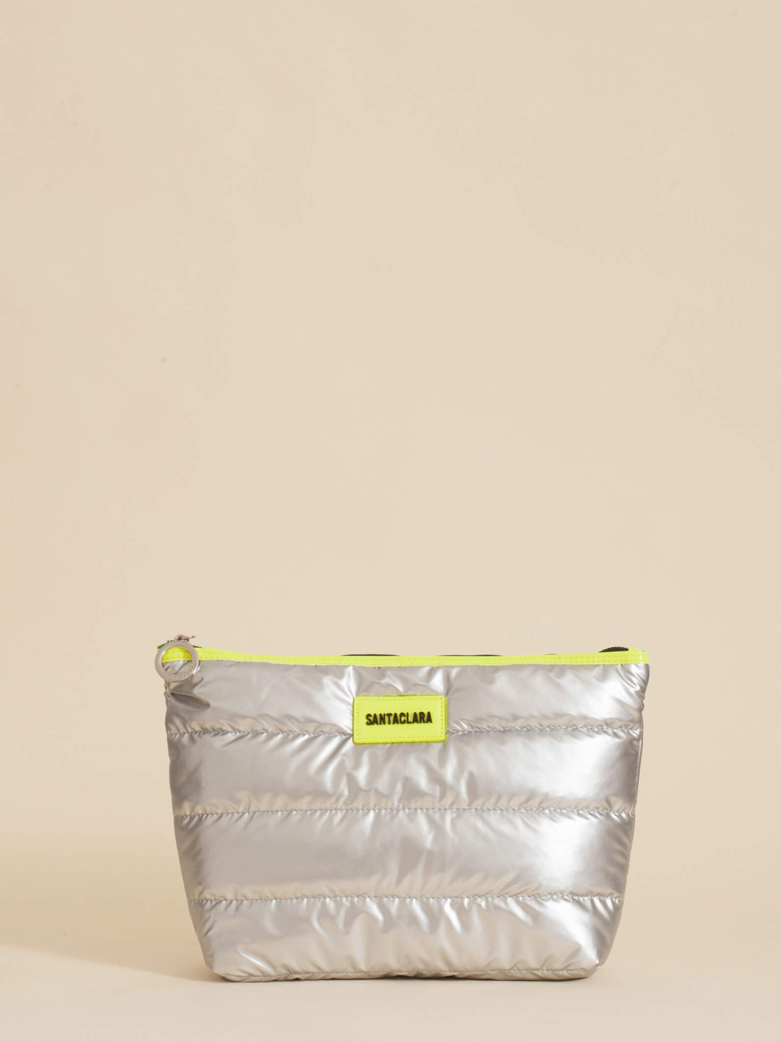 Set de Neceseres x3 Puffer Color Plata