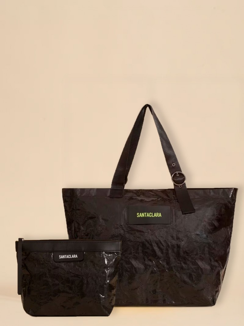 Set Bolso Tote Bag + Neceser Nomade Color Negro