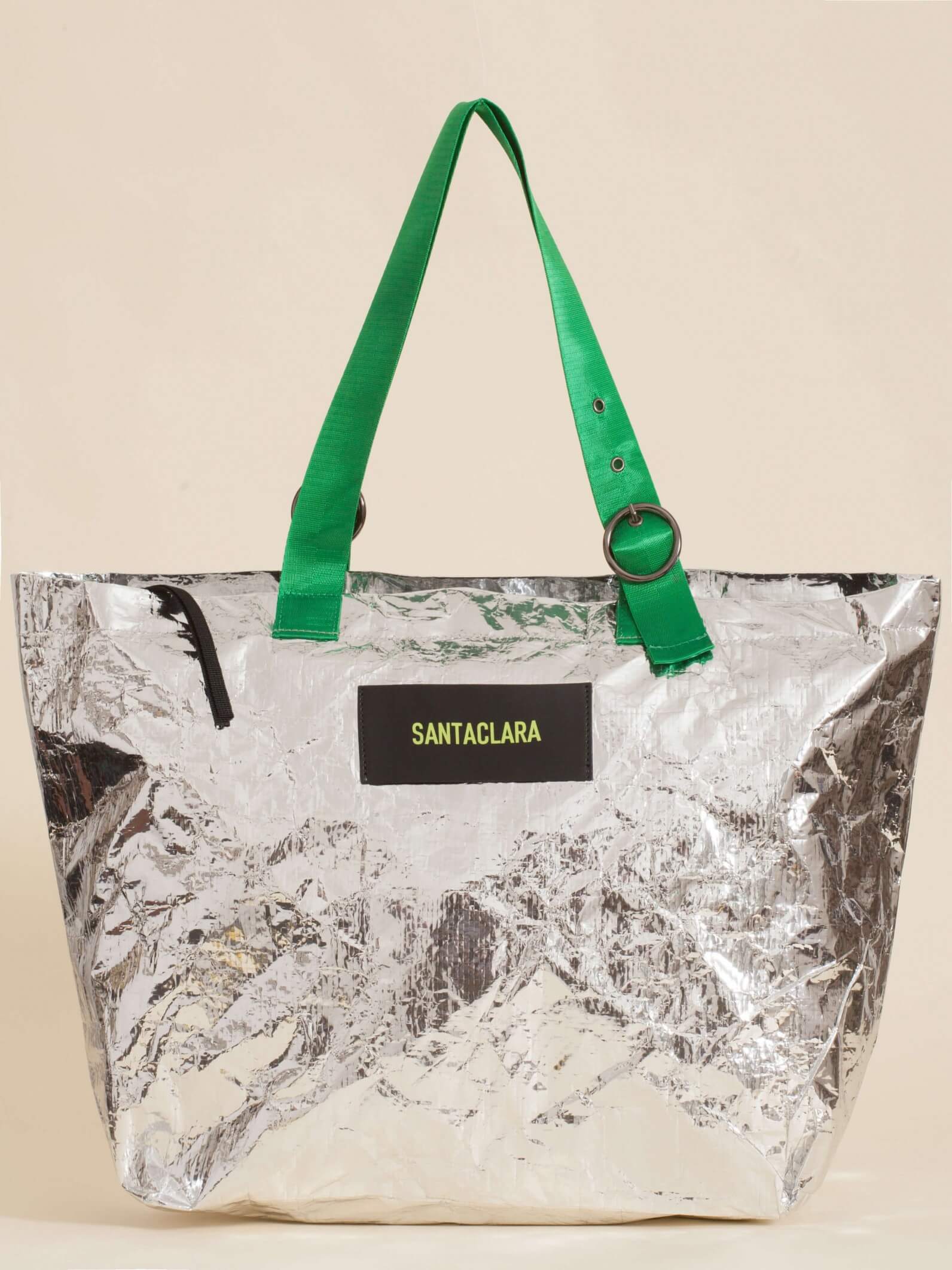 Set Bolso Tote Bag + Neceser Nomade Color Plata