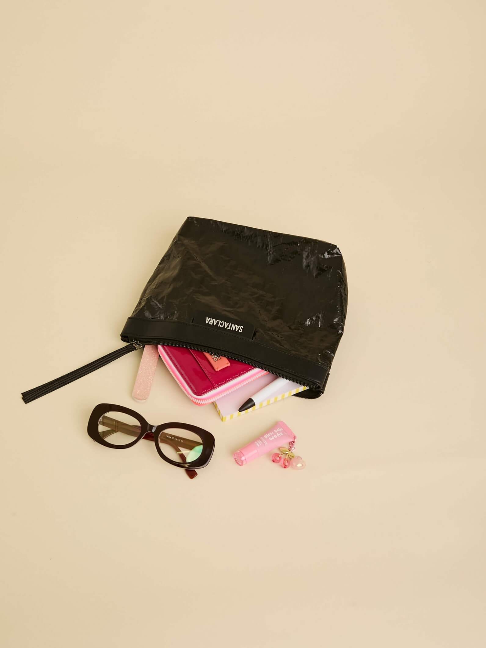 Set Bolso Tote Bag + Neceser Nomade Color Negro