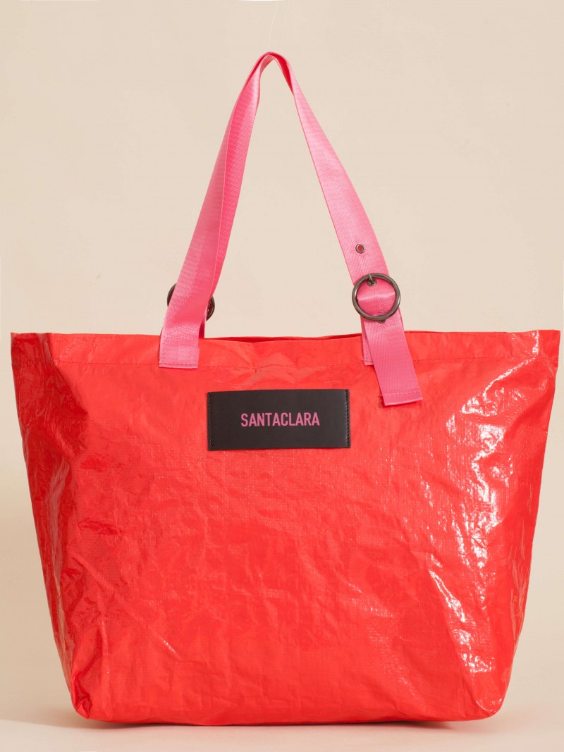 Set Bolso Tote Bag + Neceser Nomade Color Rojo
