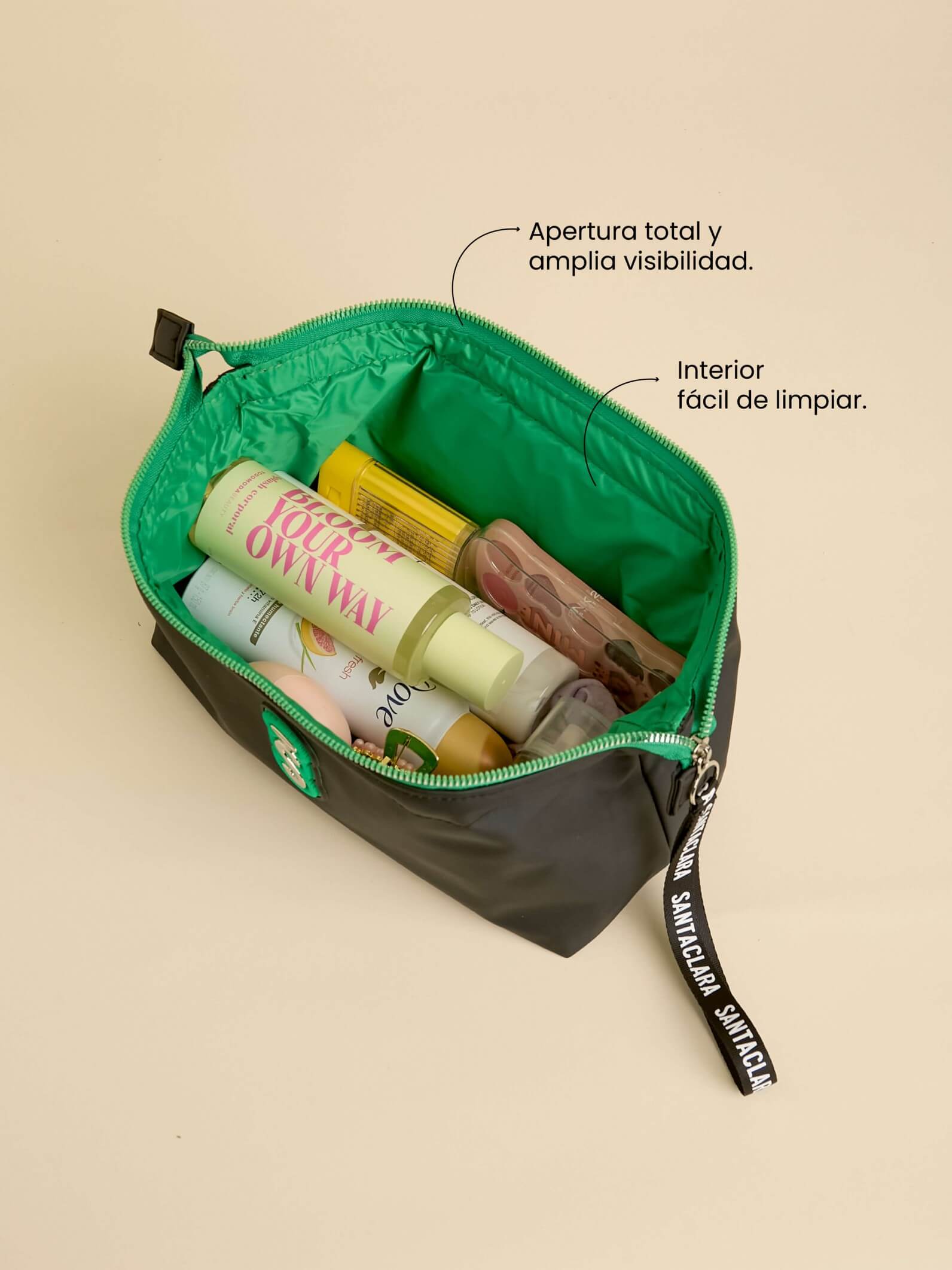 Set de Neceseres x3 Travel Color Negro