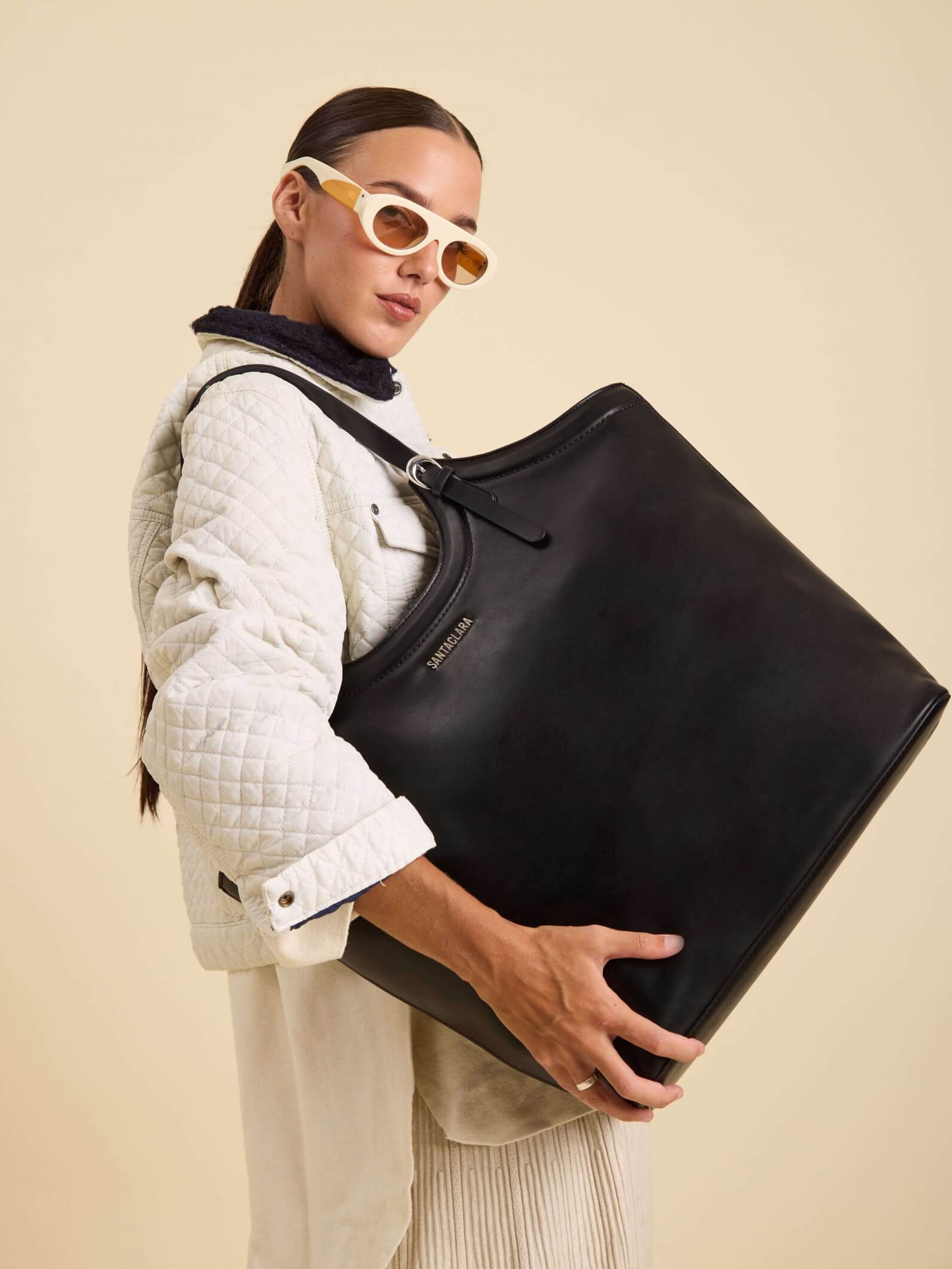 Maxibolso Fran Negro Porta Notebook