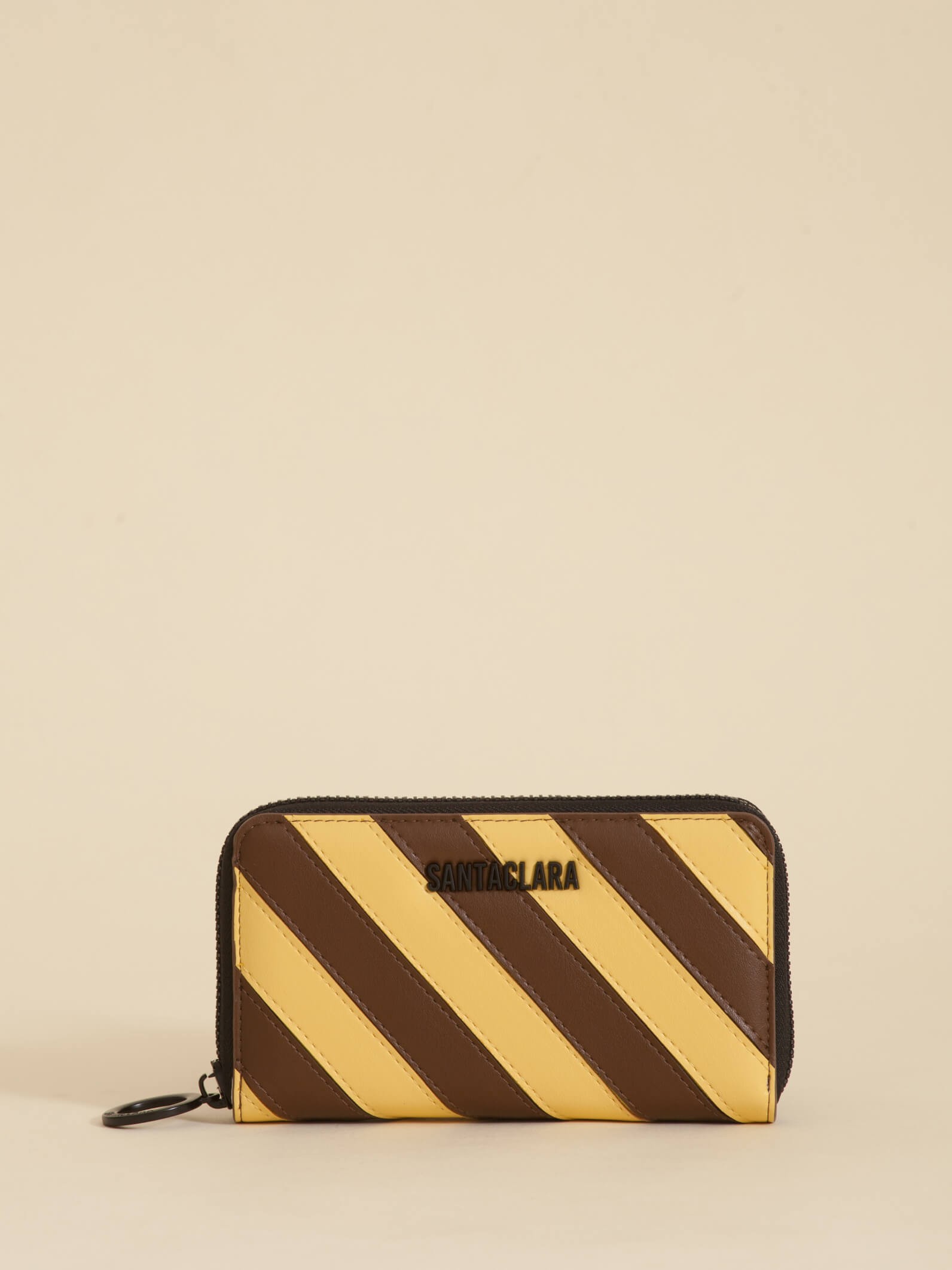 Billetera Stripes Chocolate