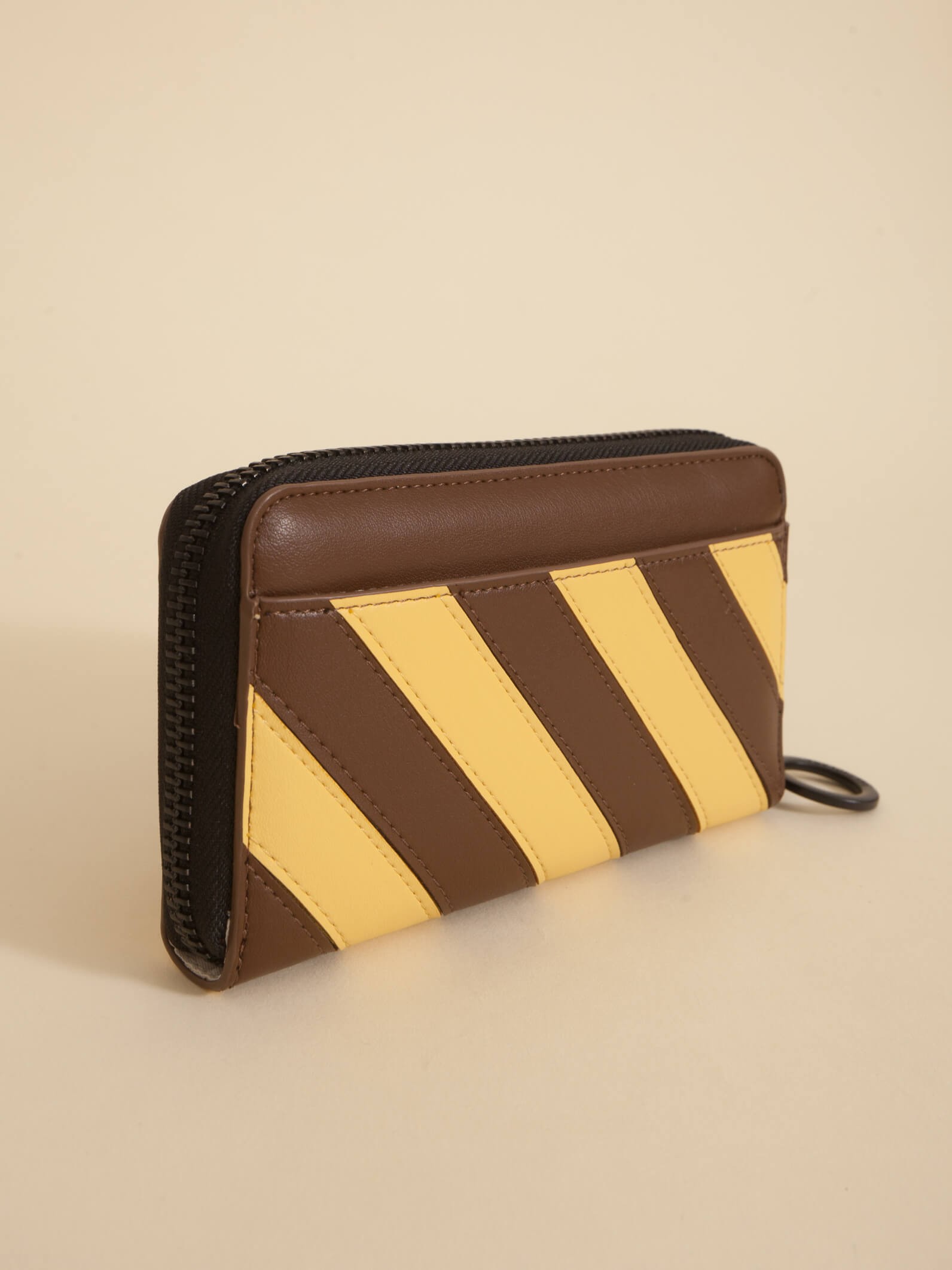 Billetera Stripes Chocolate