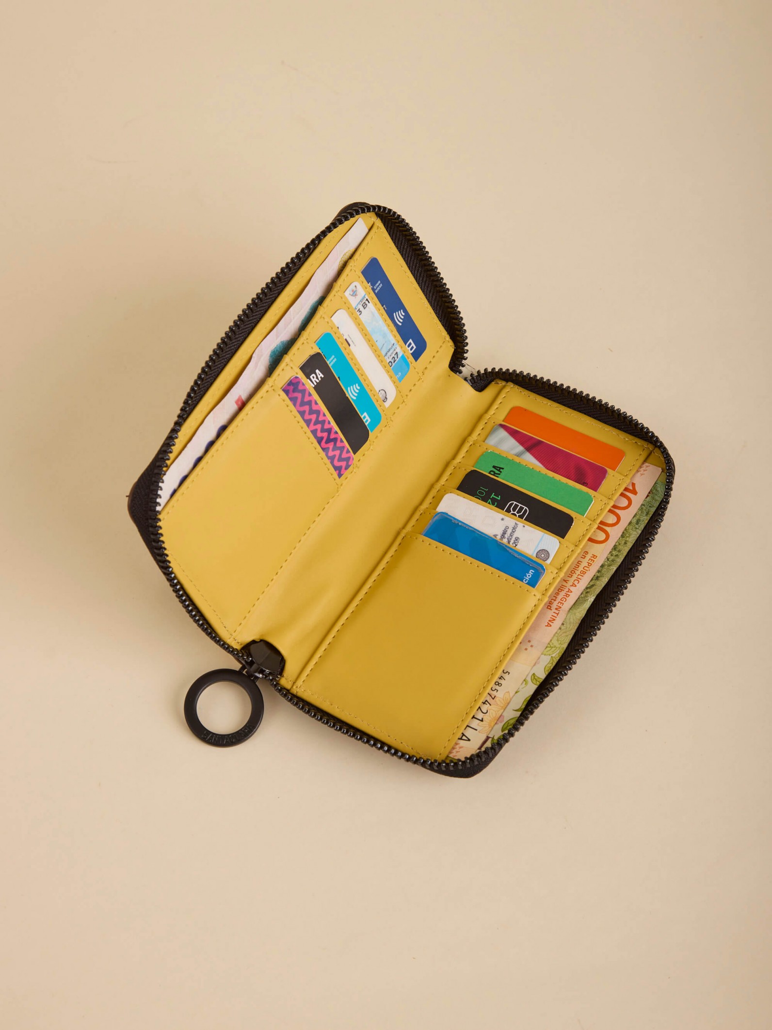 Billetera Stripes Chocolate