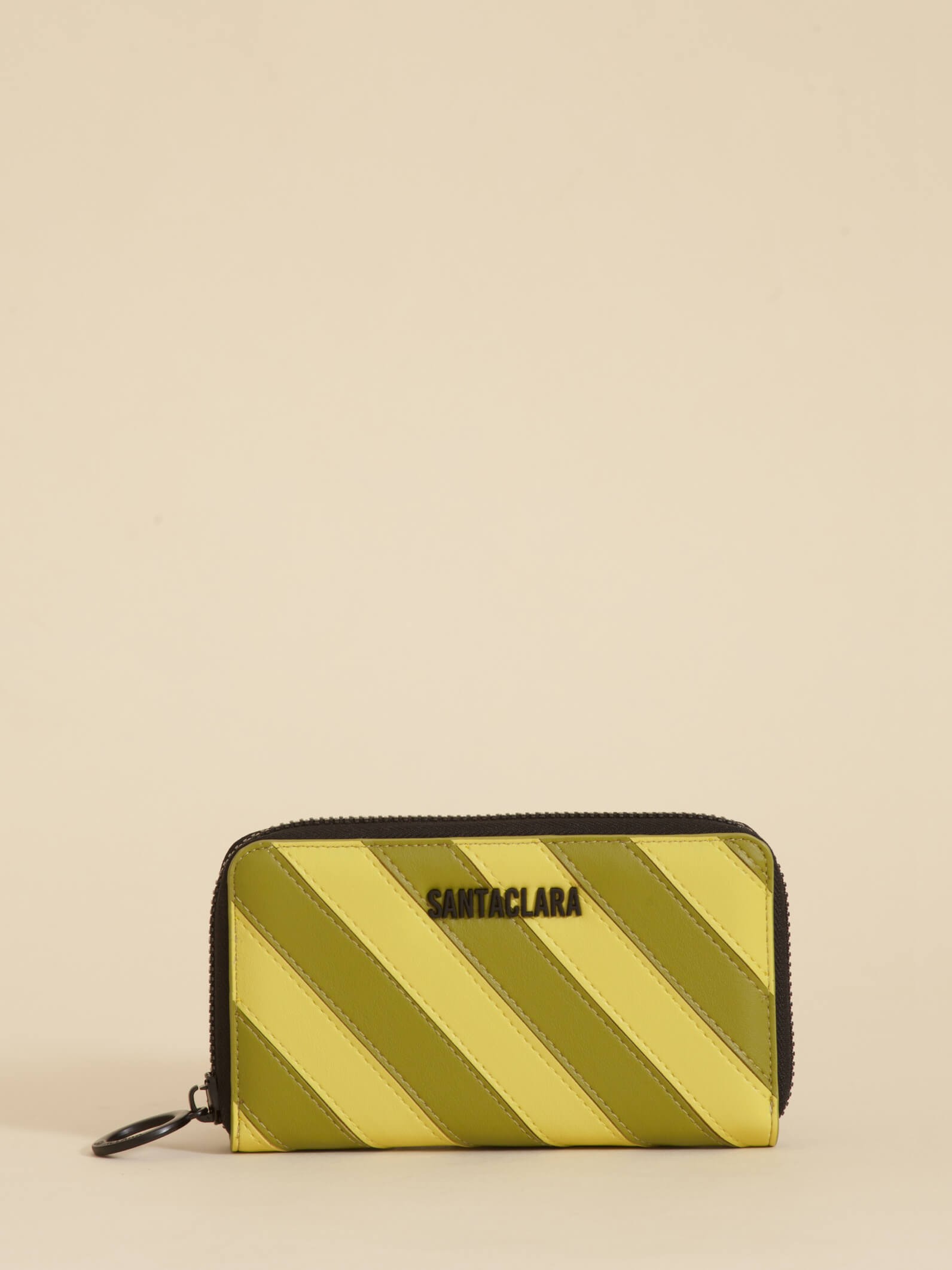 Billetera Stripes Oliva