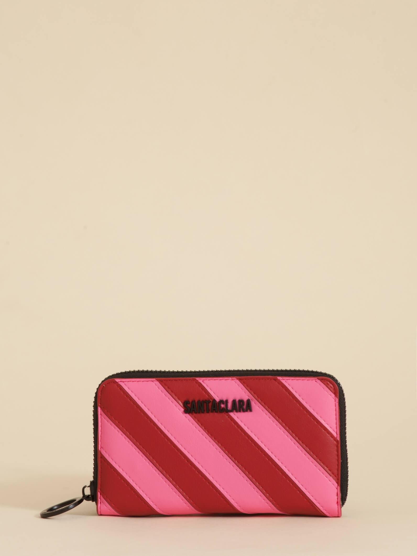 Billetera Stripes Rojo Oscuro