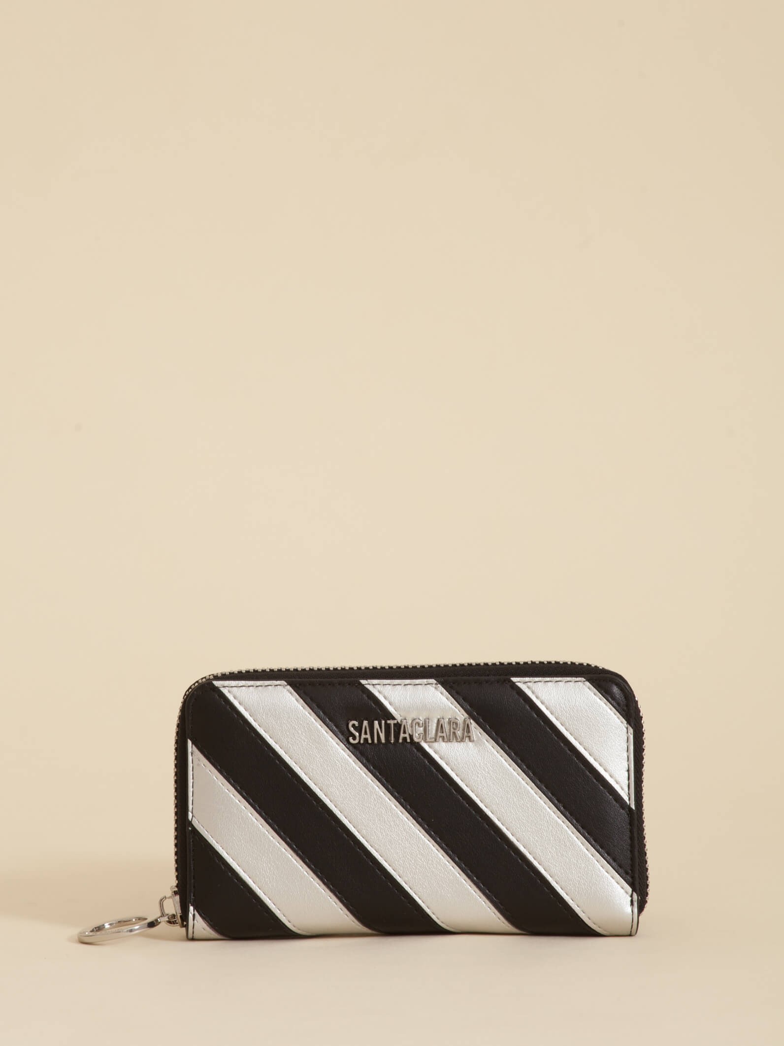 Billetera Stripes Negra