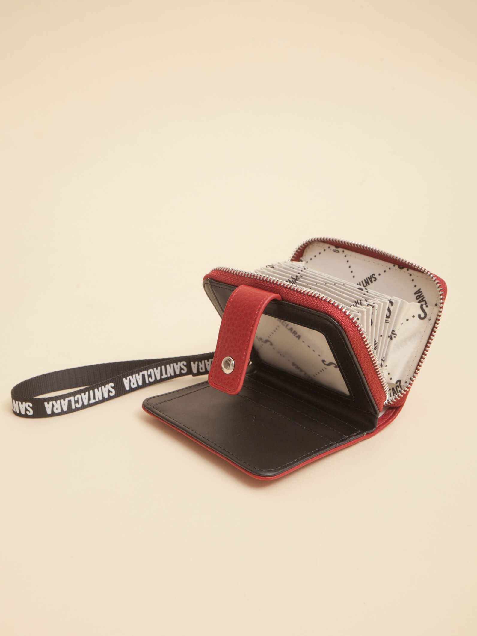 Billetera Tarjetero Amore Rojo Oscuro