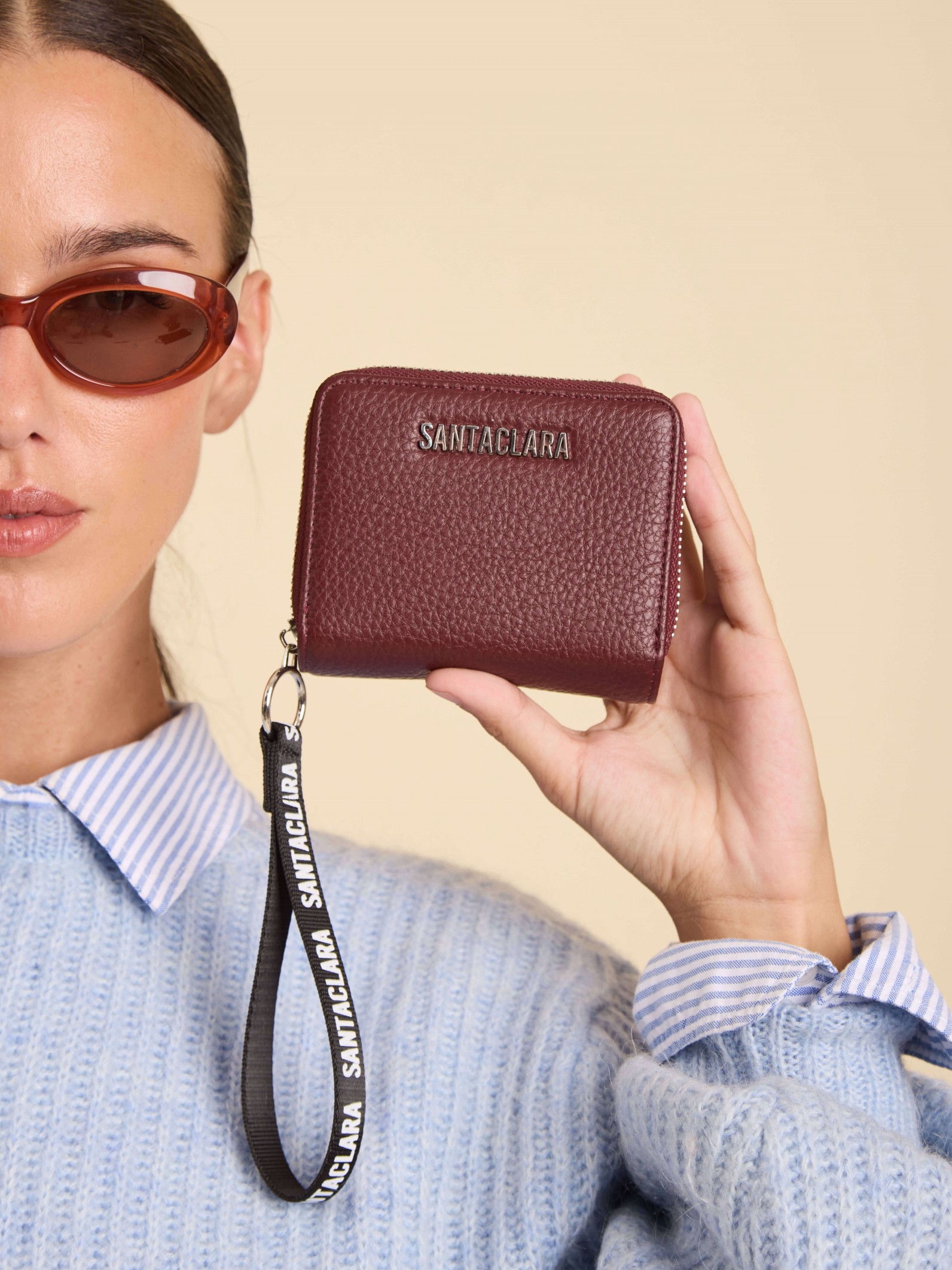 Billetera Tarjetero Amore Uva