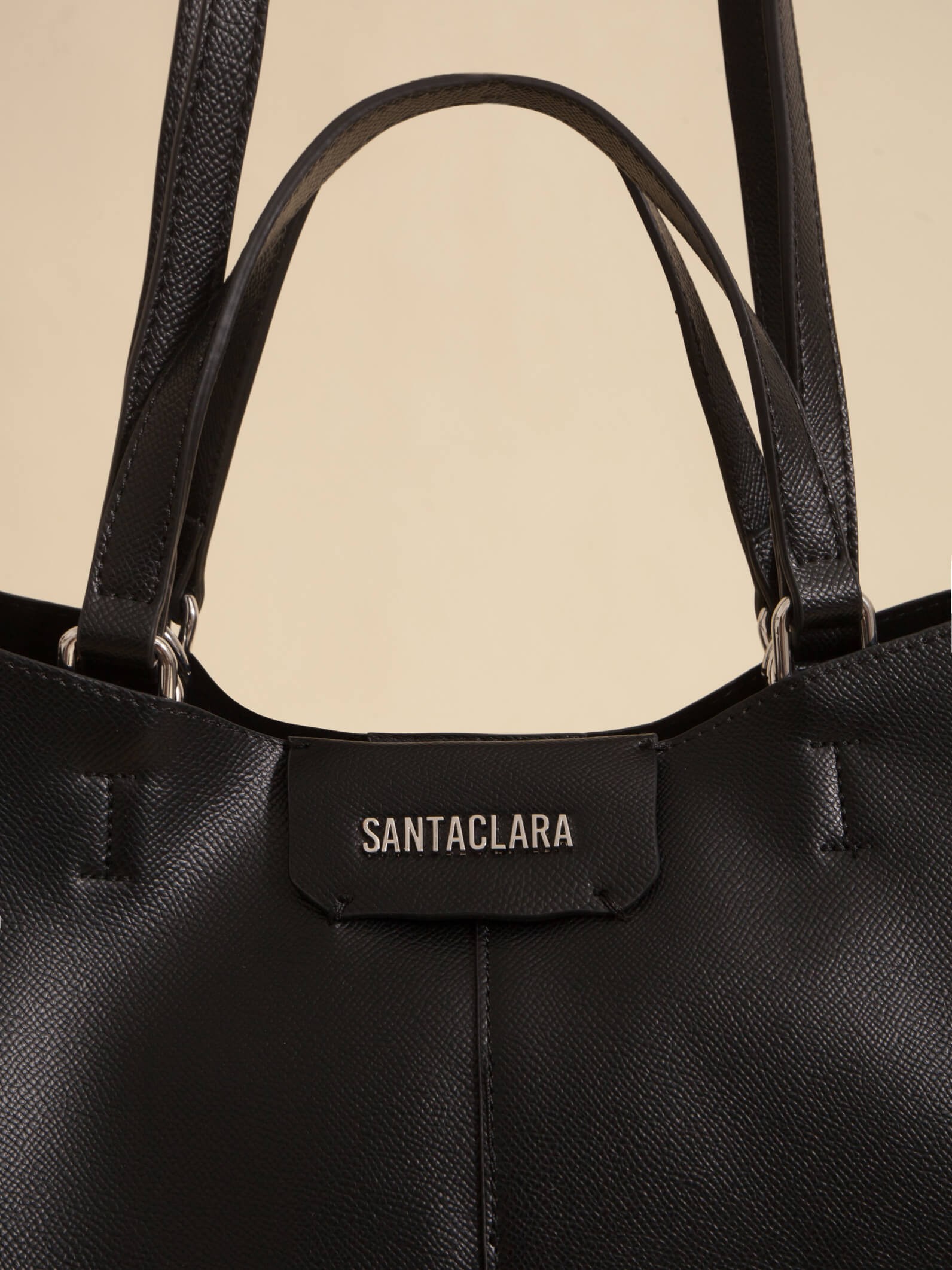 Cartera Shopper Greta Negra