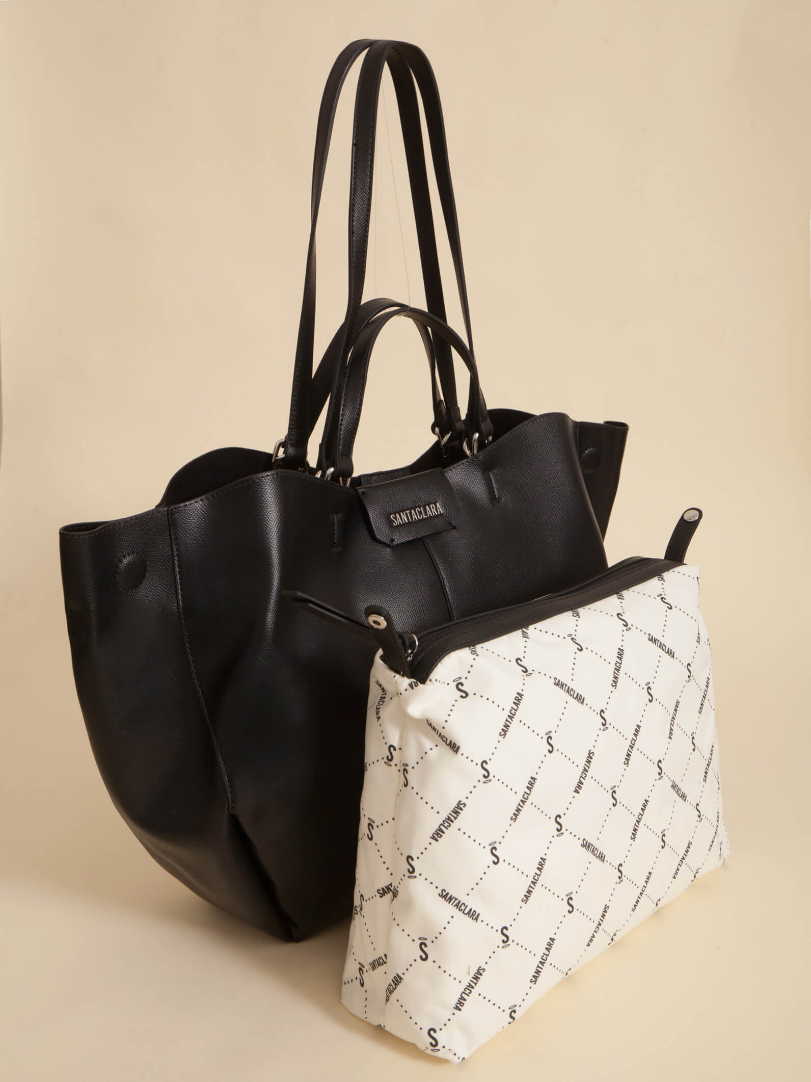 Cartera Shopper Greta Negra