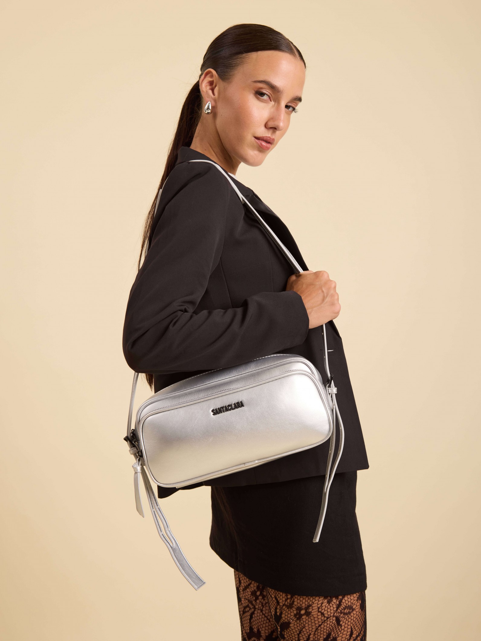 Bandolera Ámbar Plata