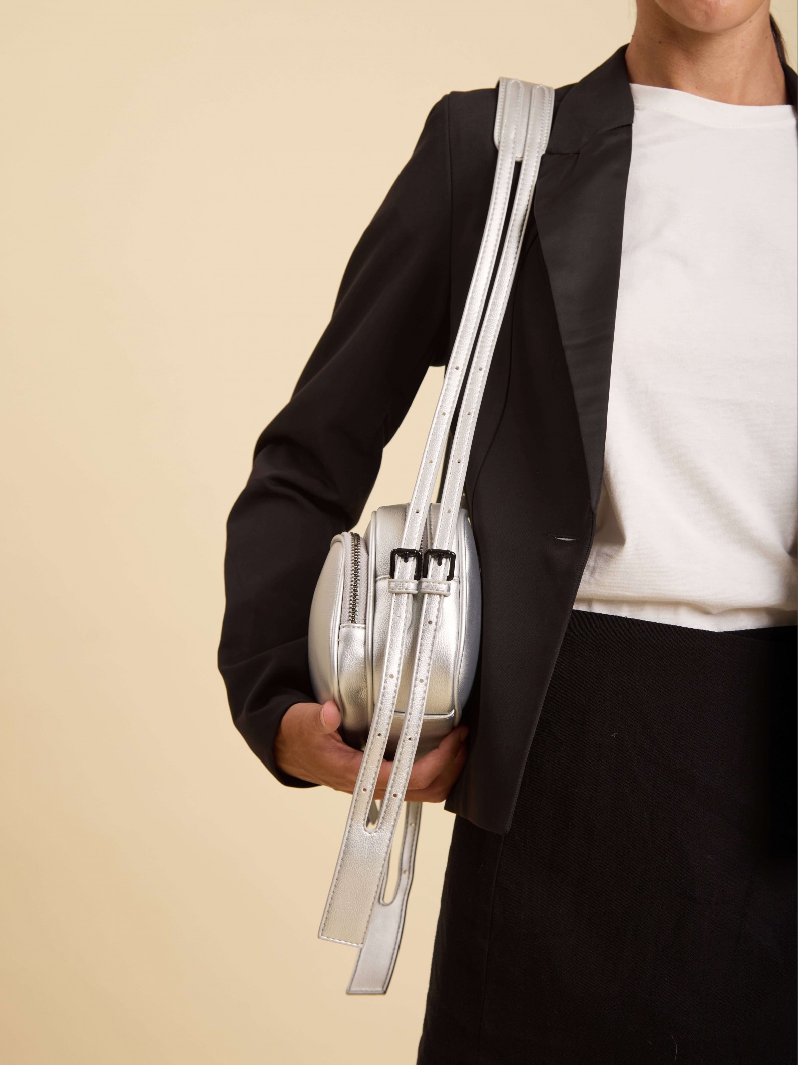 Bandolera Ámbar Plata