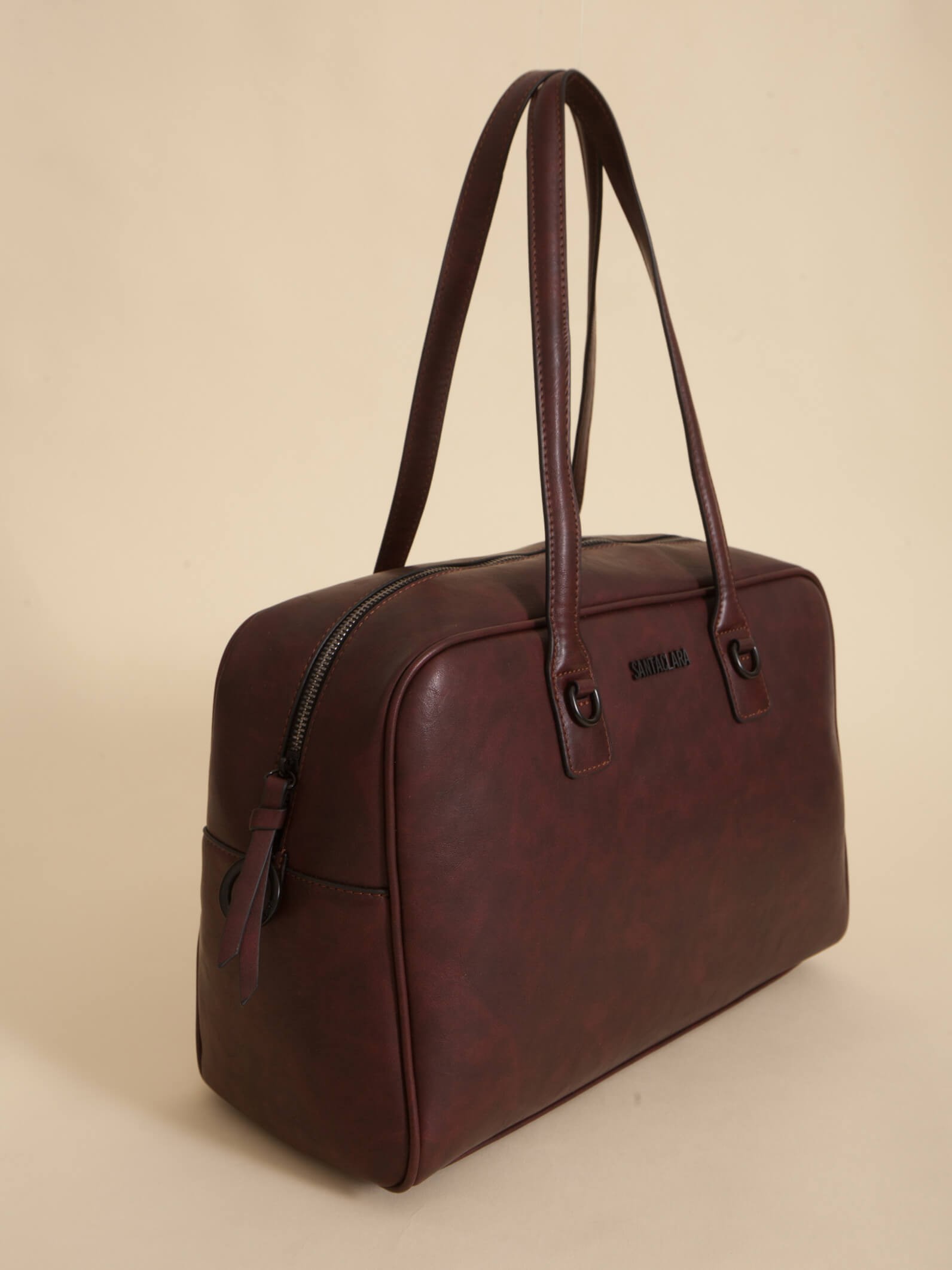 Cartera Baulito Miranda Bordó