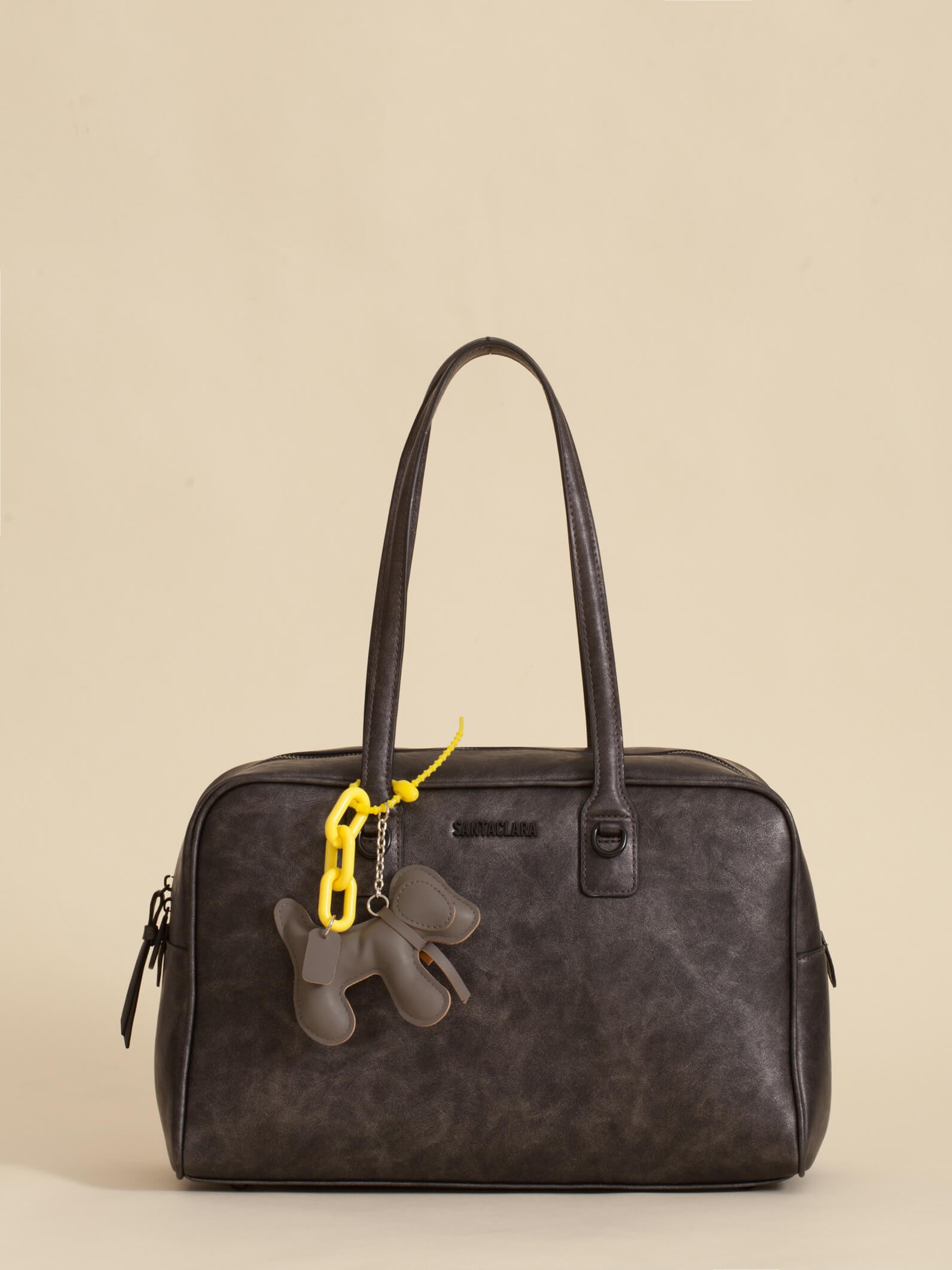 Cartera Baulito Miranda Gris