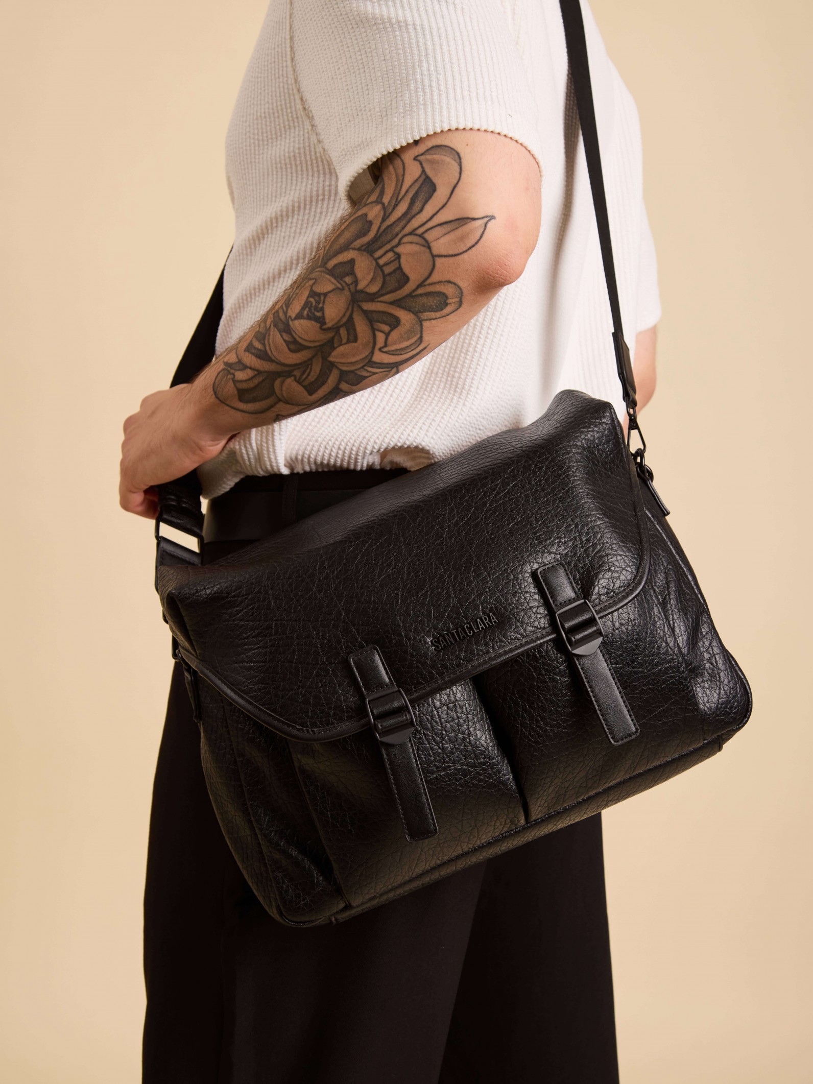 Morral René Negro Porta Notebook