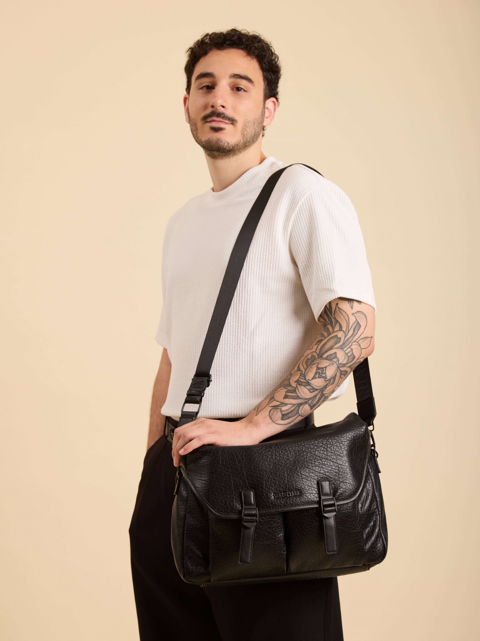 Morral René Negro Porta Notebook