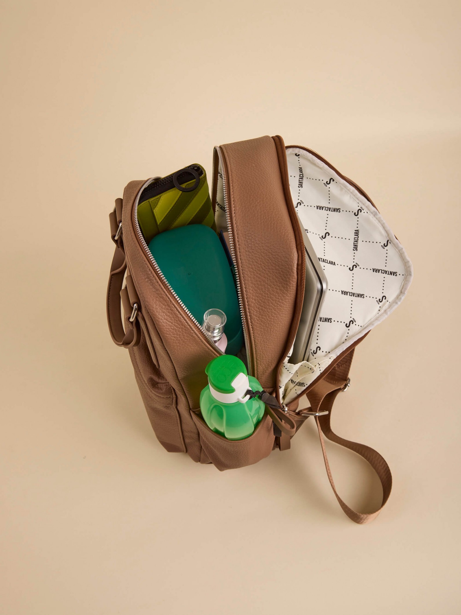 Mochila Nuria Café Porta Notebook