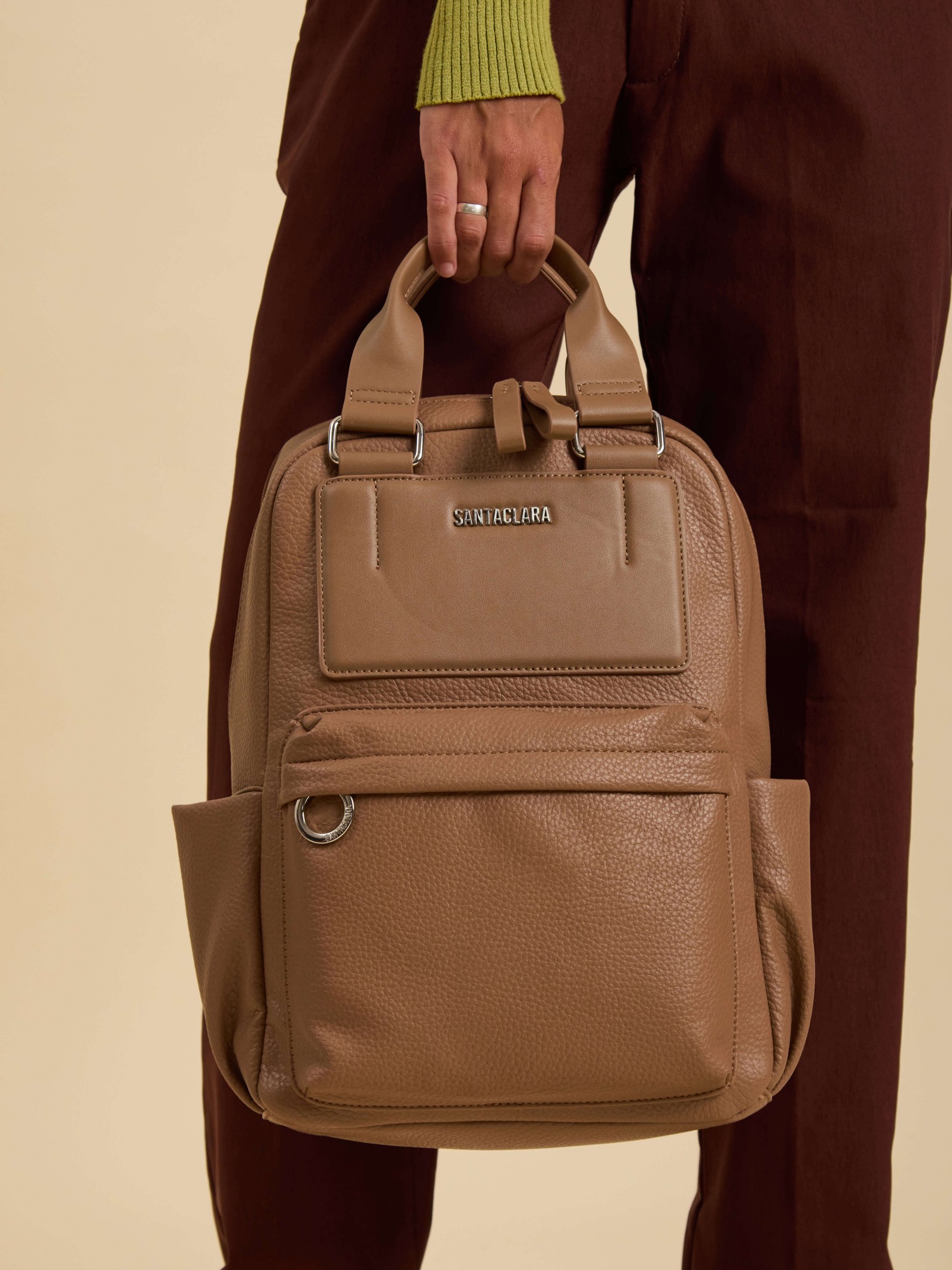 Mochila Nuria Café Porta Notebook