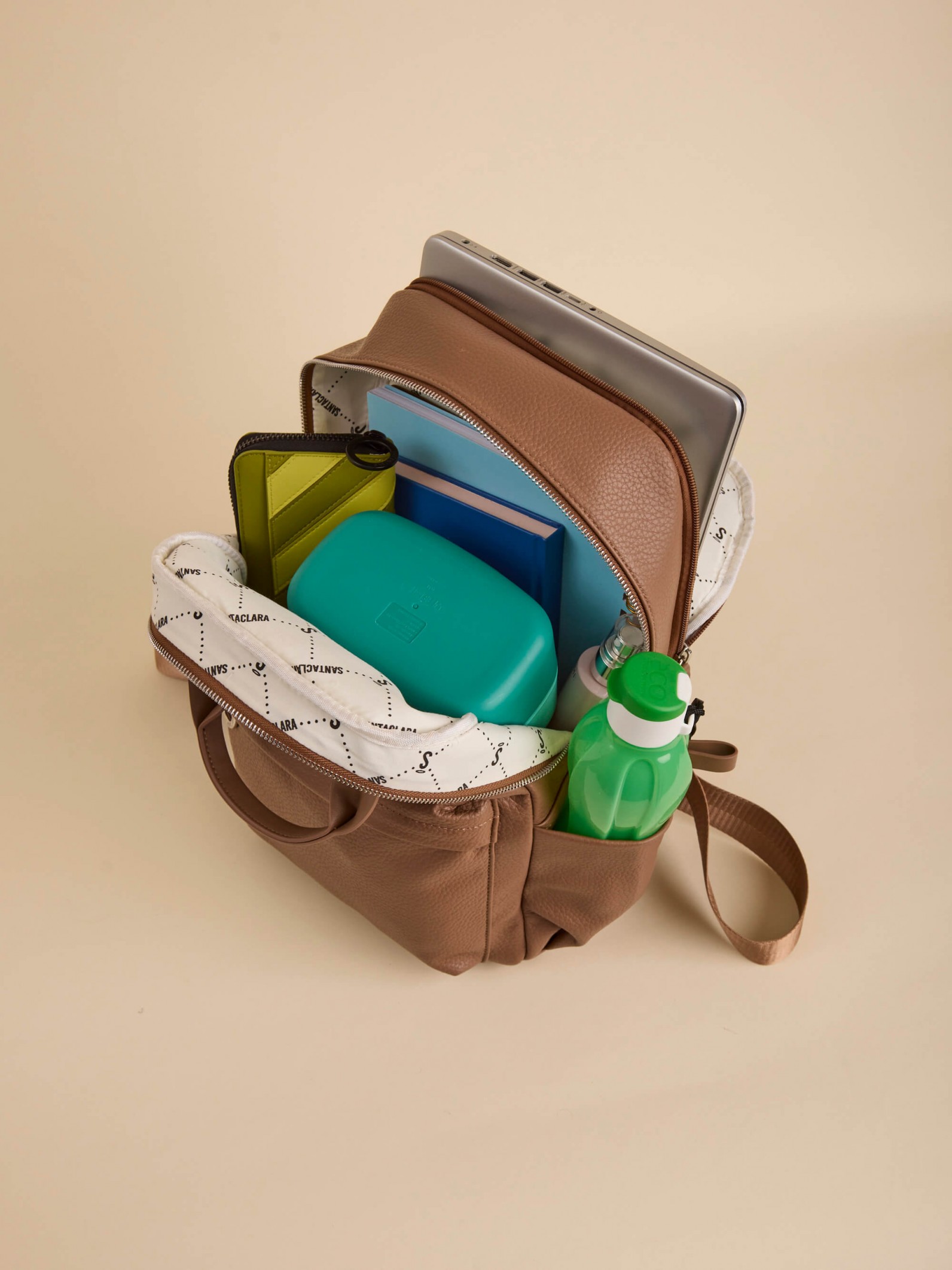 Mochila Nuria Café Porta Notebook