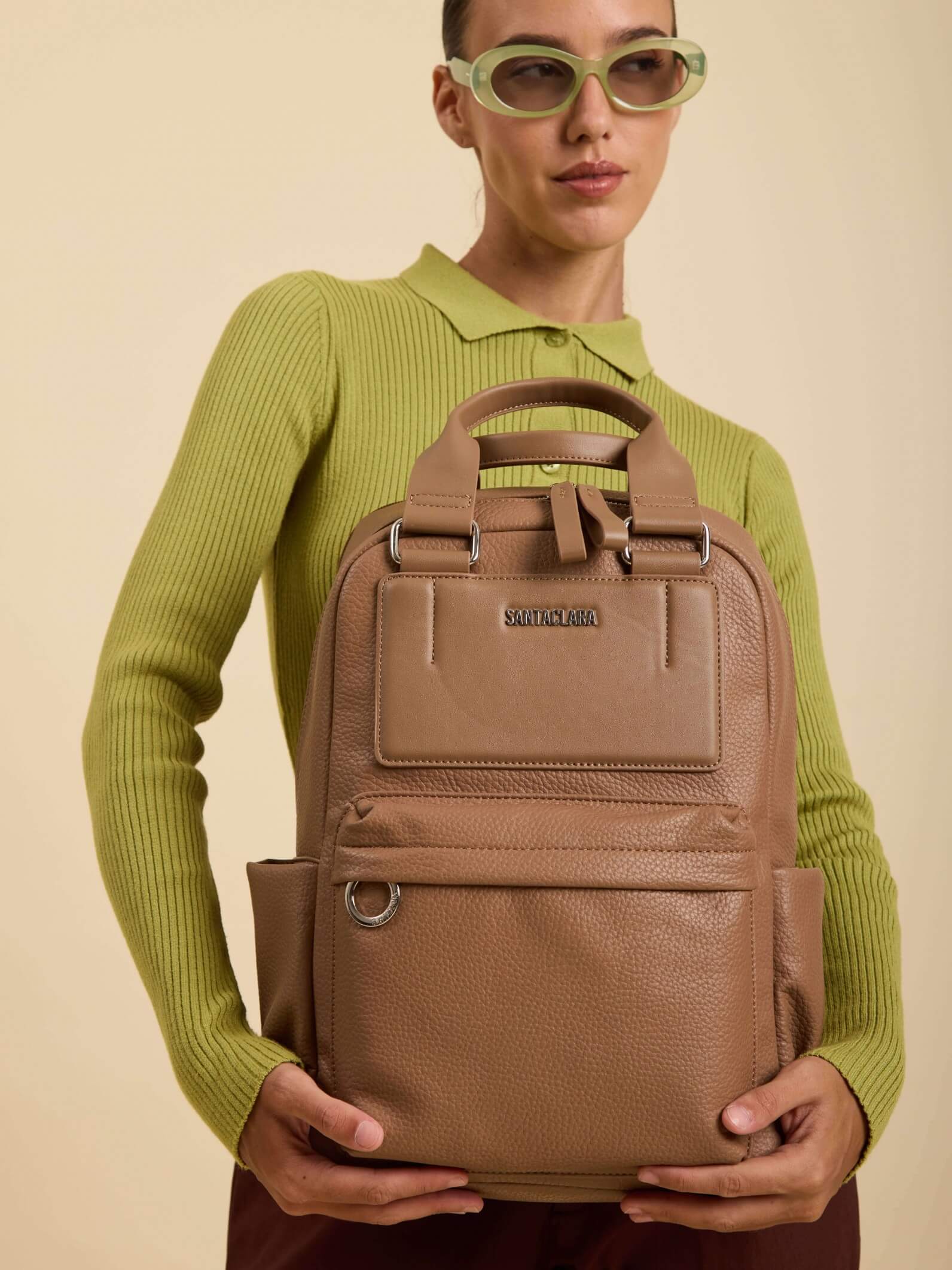 Mochila Nuria Café Porta Notebook