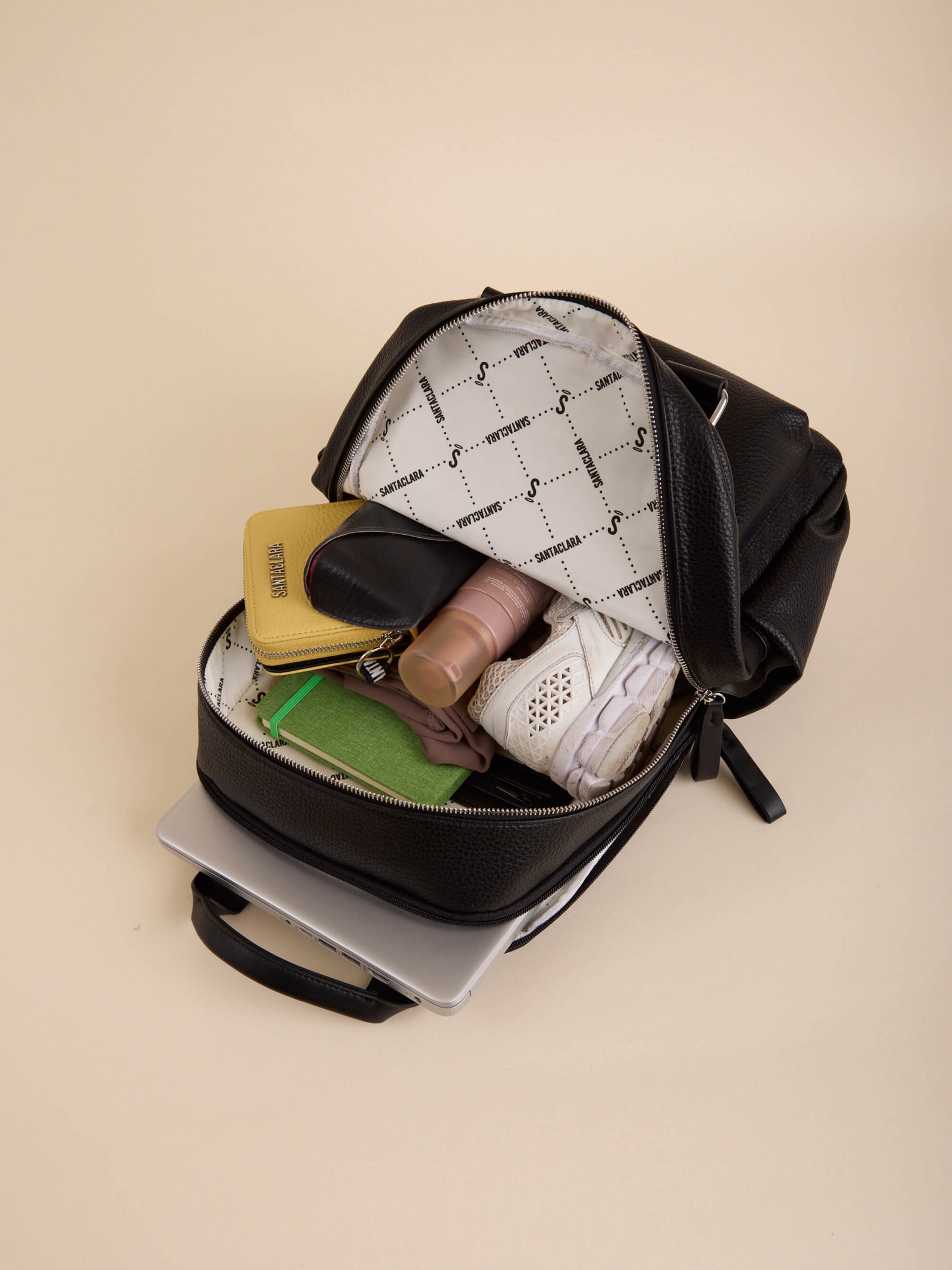 Mochila Nuria Negra Porta Notebook