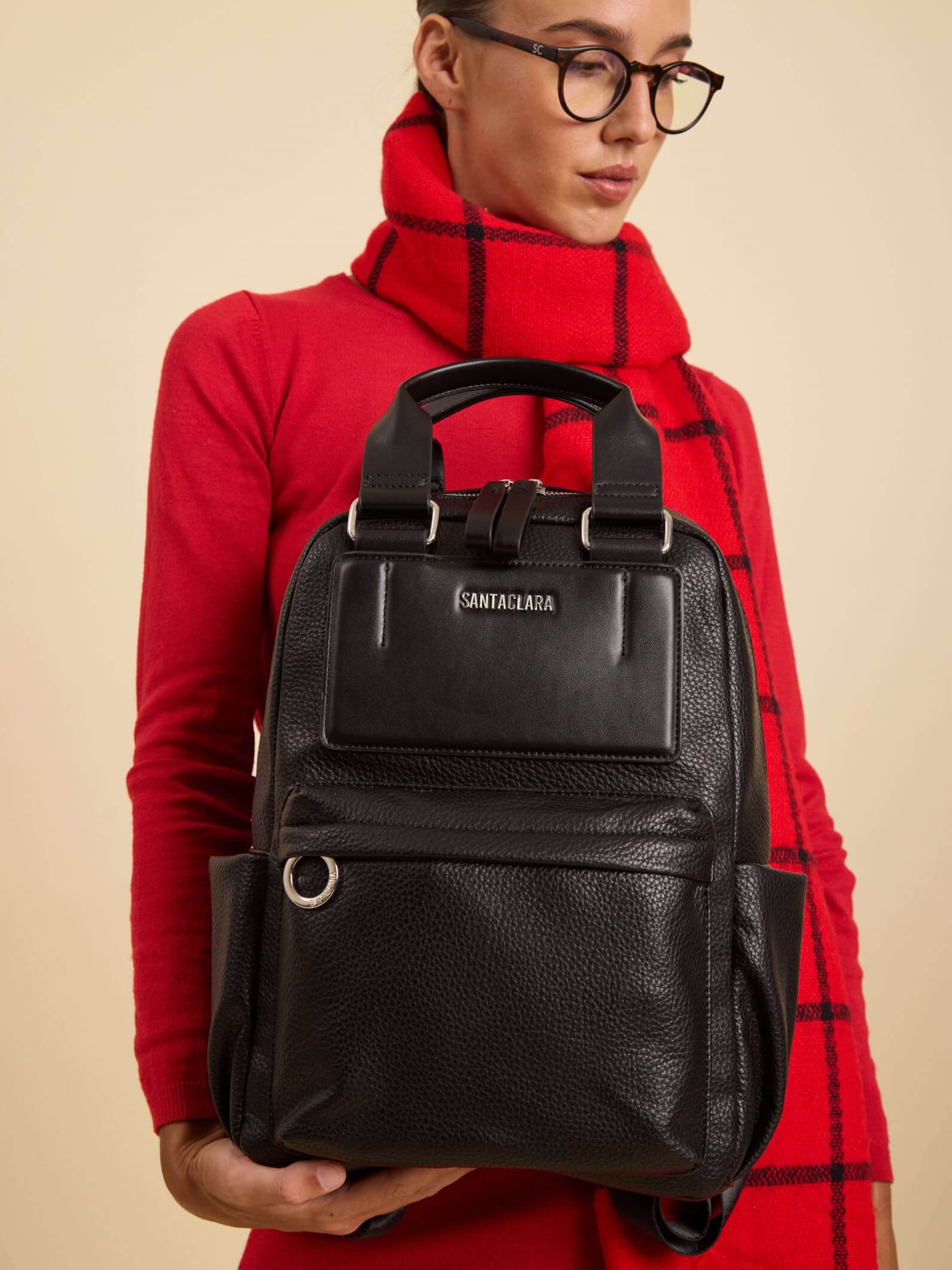 Mochila Nuria Negra Porta Notebook