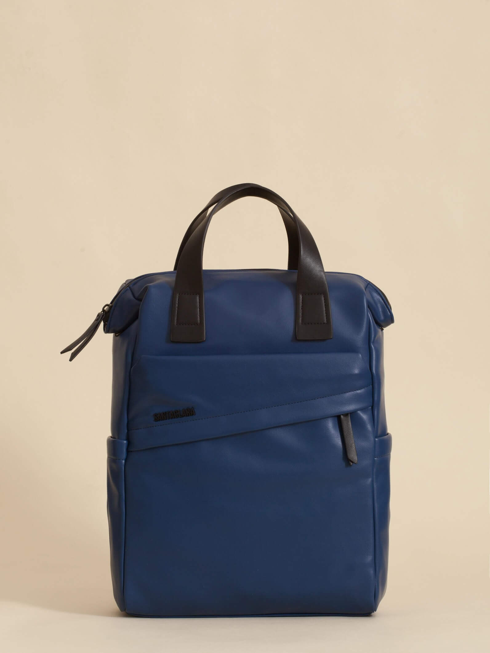 Mochila Bari Azul Impermeable Porta Notebook