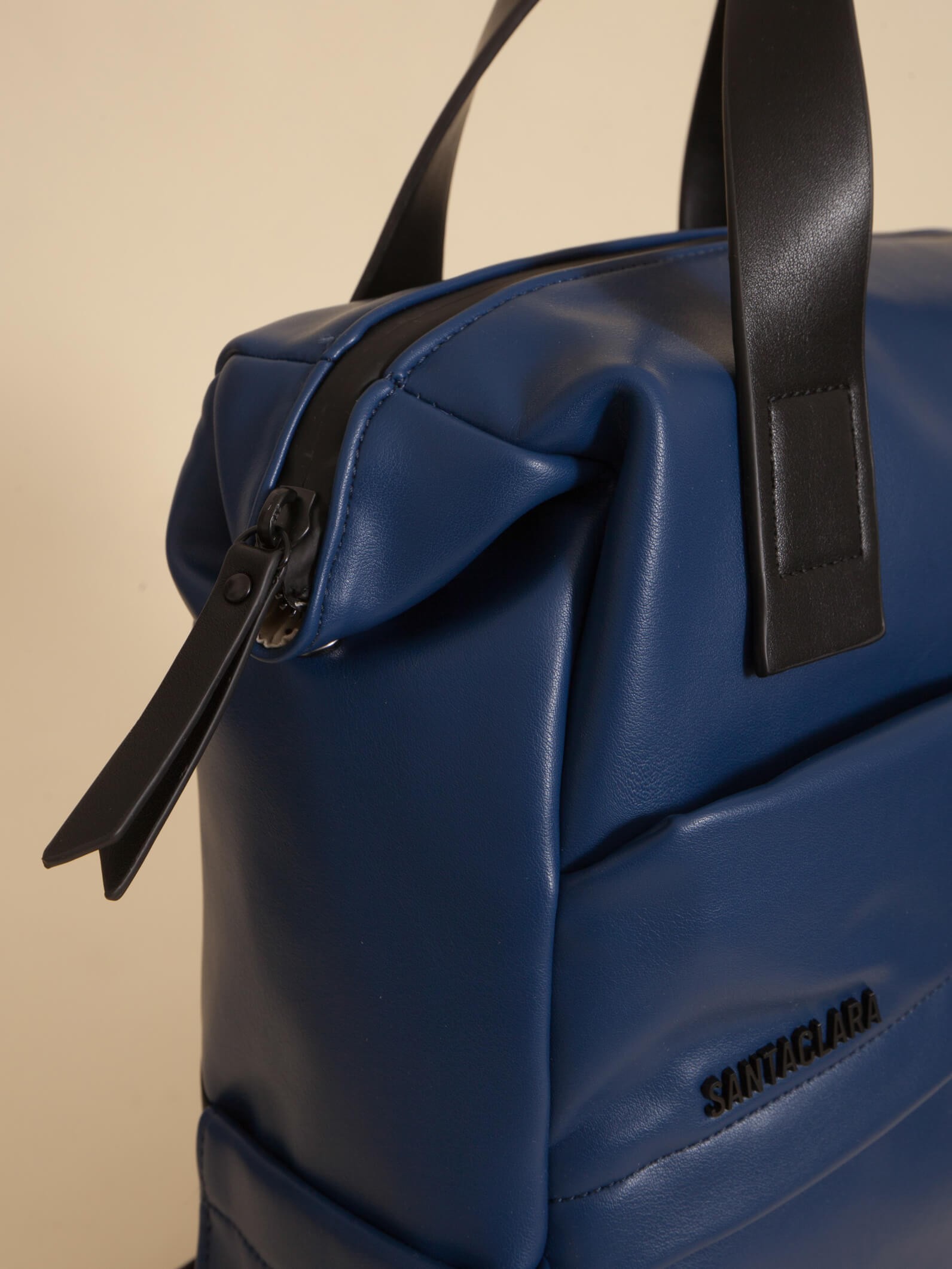 Mochila Bari Azul Impermeable Porta Notebook