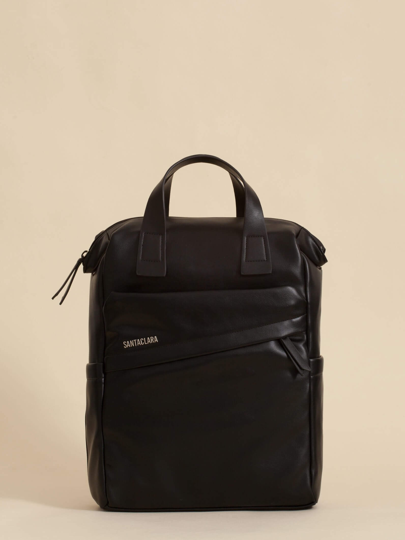 Mochila Bari Negra Impermeable Porta Notebook