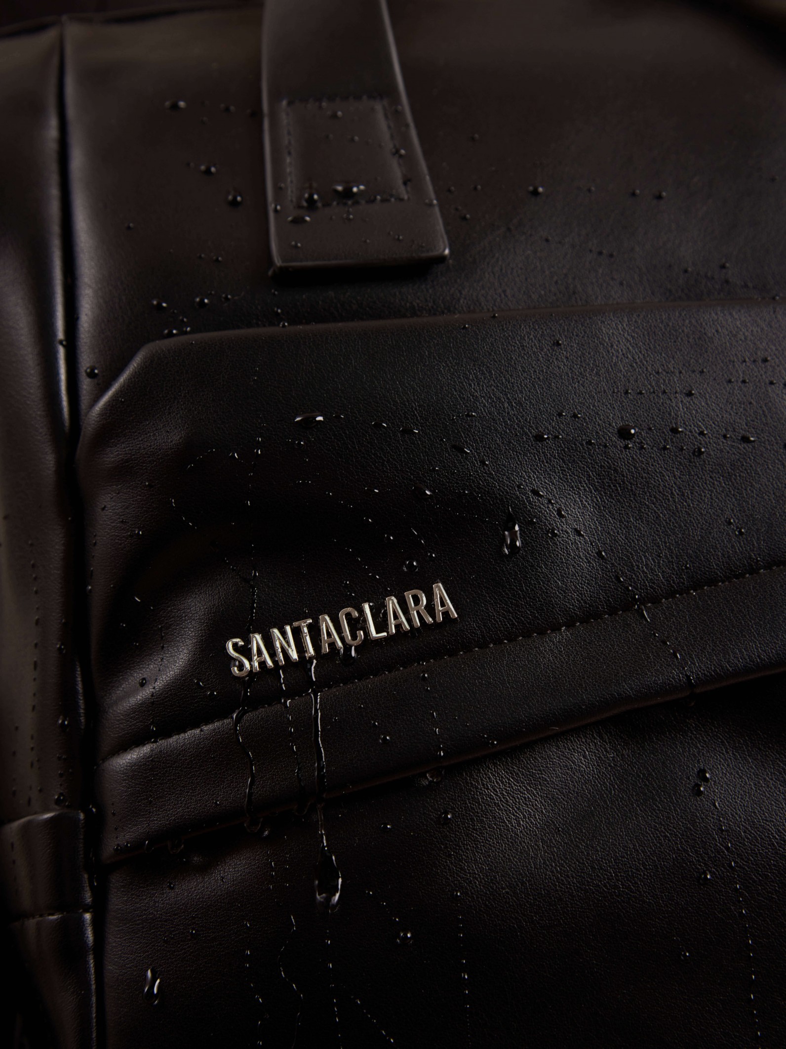 Mochila Bari Negra Impermeable Porta Notebook