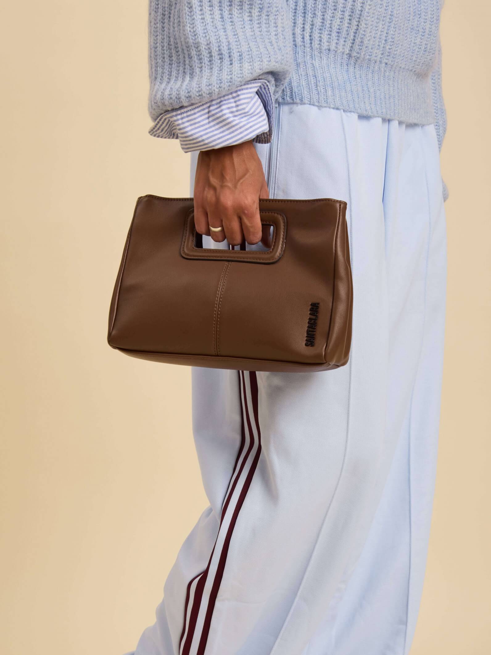 Bandolera Clutch Andy Chocolate