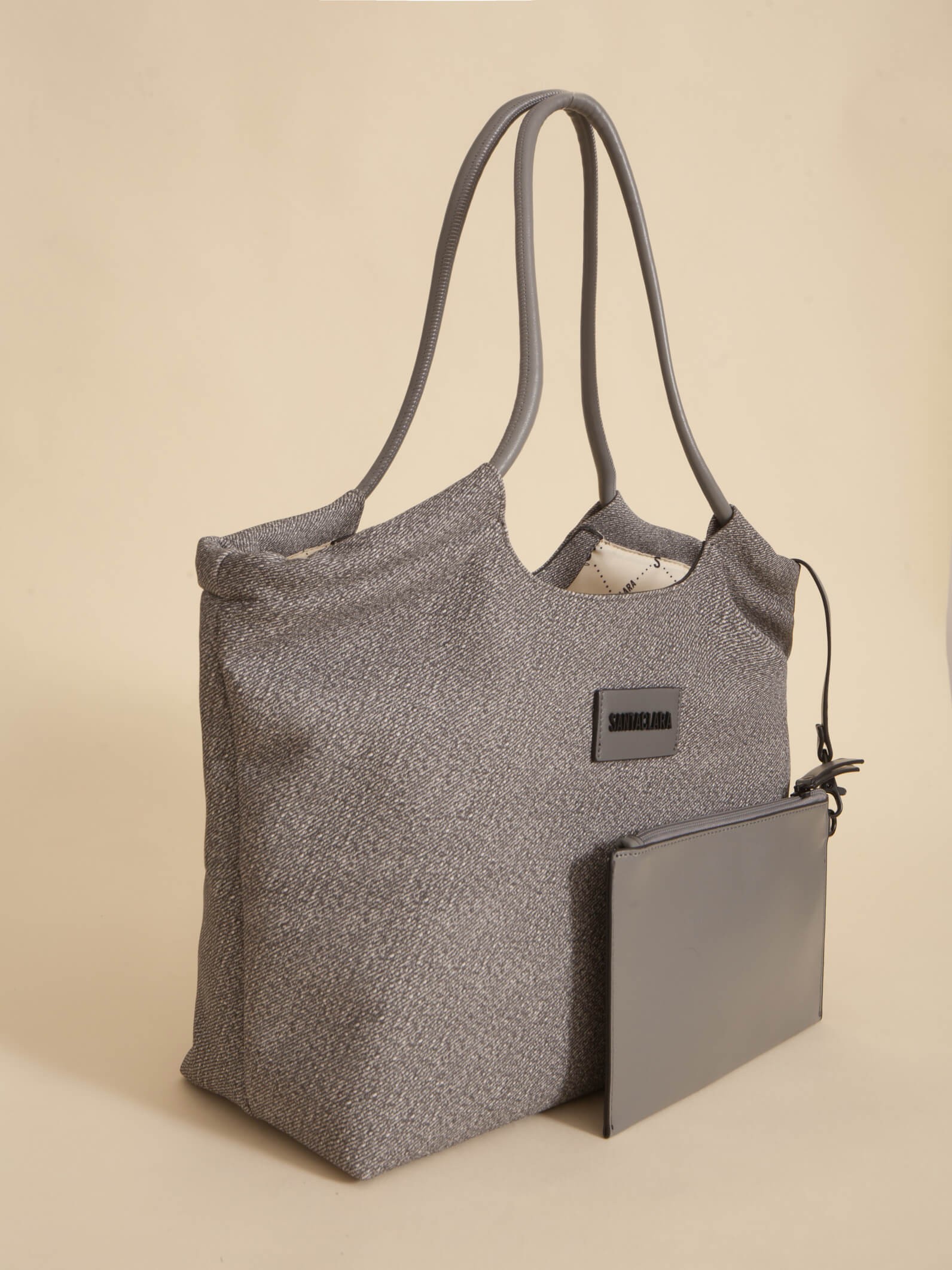 Cartera Shopper Bruma Gris
