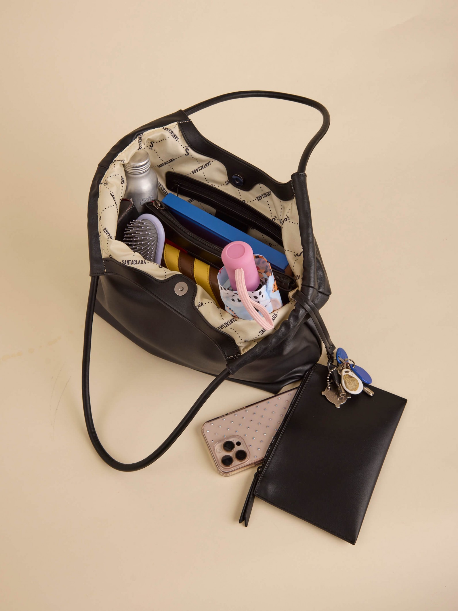 Cartera Shopper Bruma Negra