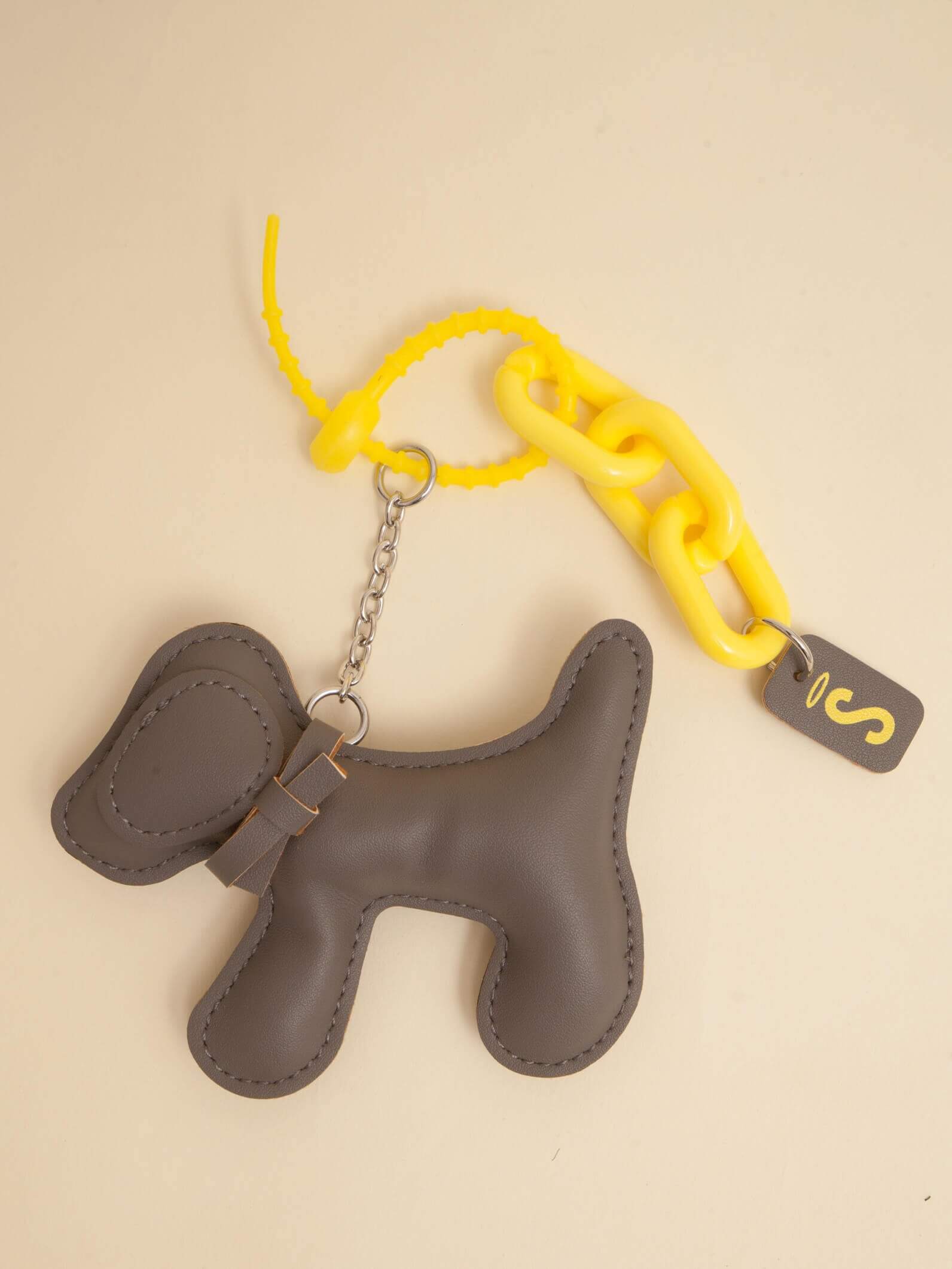 Charm Perro Huella Gris