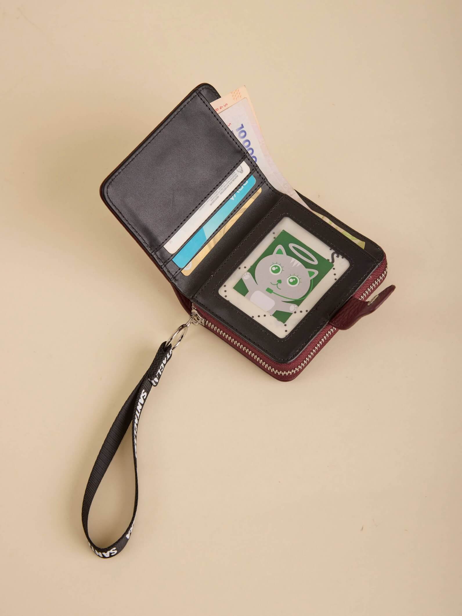 Billetera Tarjetero Amore Uva Anticloning