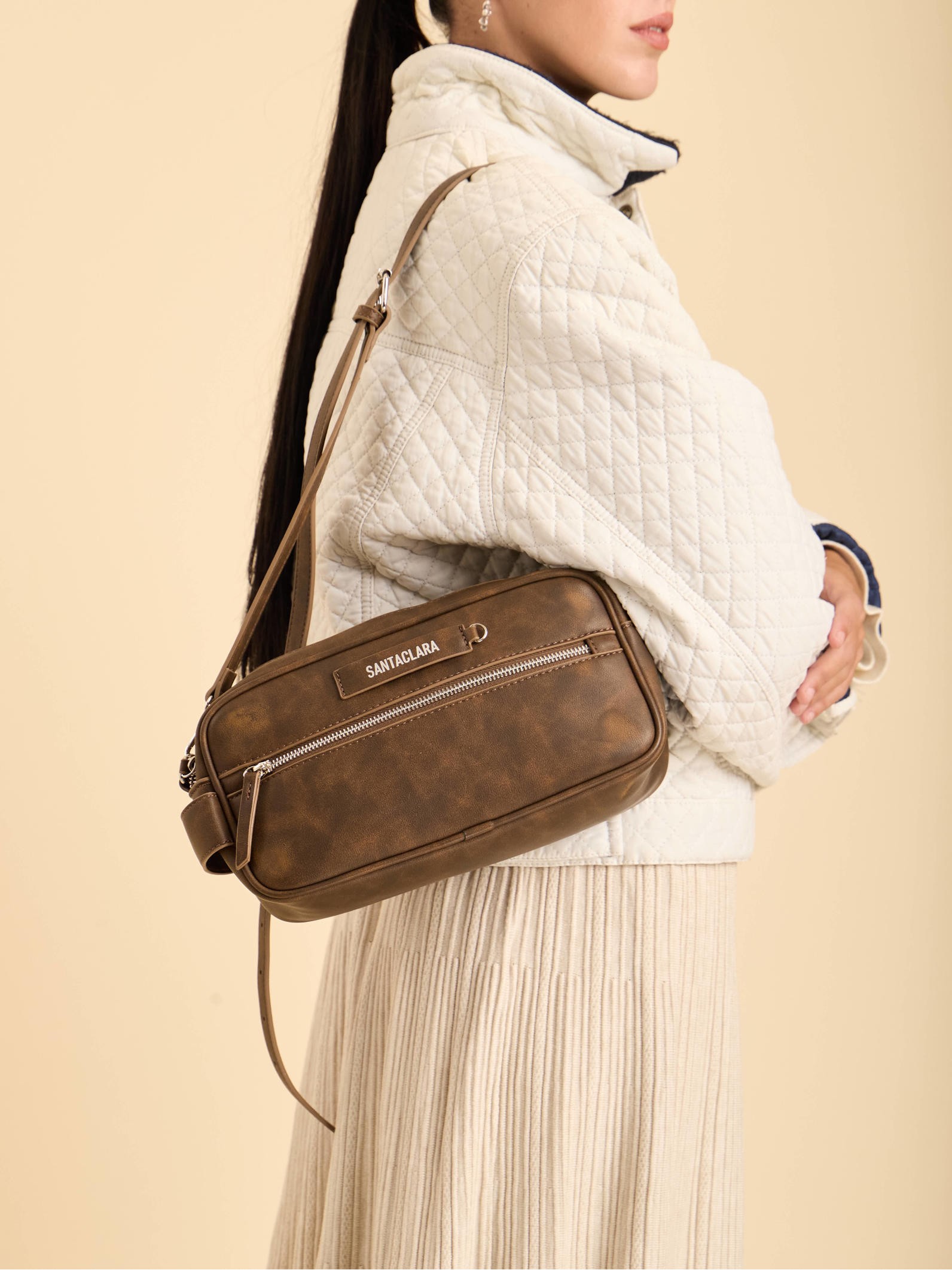 Bandolera Neceser Lolo Marrón