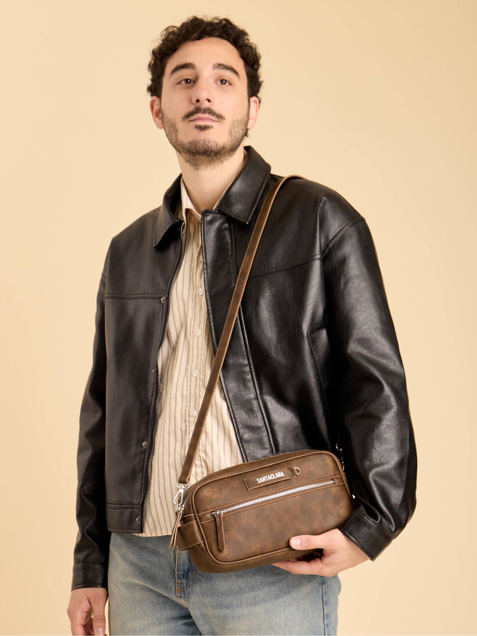 Bandolera Neceser Lolo Marrón