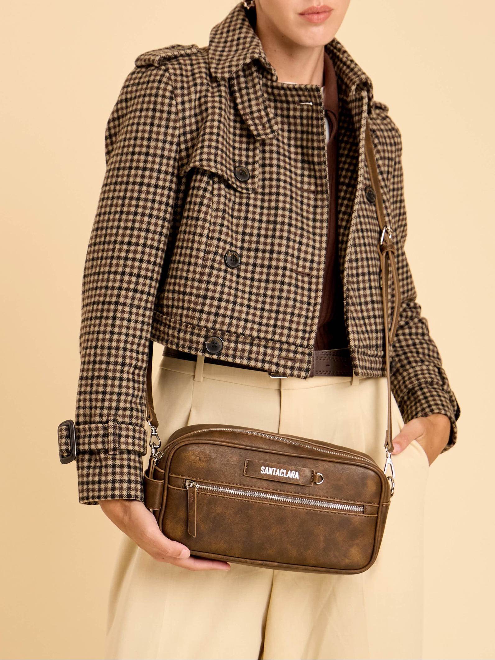 Bandolera Neceser Lolo Marrón