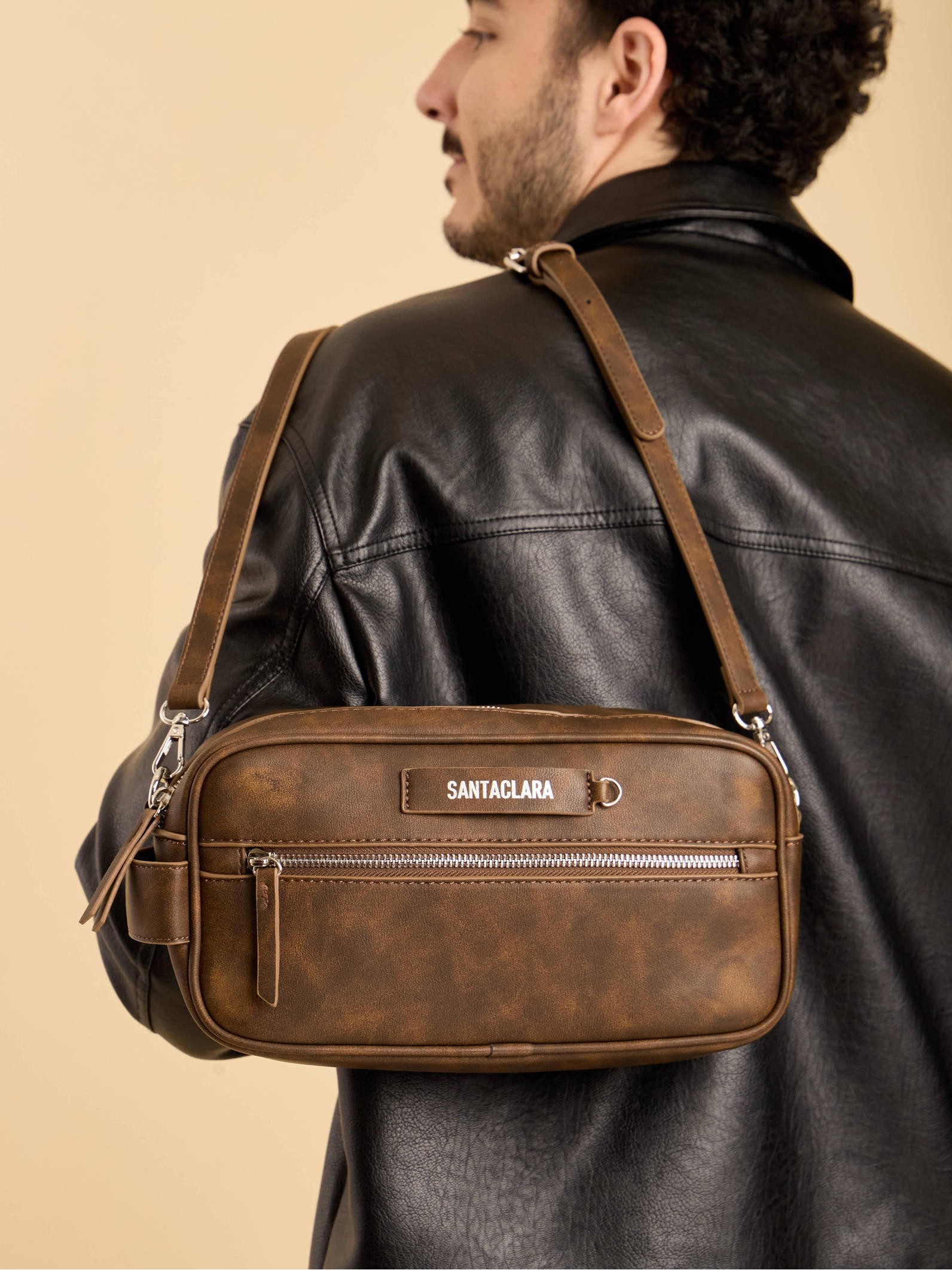 Bandolera Neceser Lolo Marrón