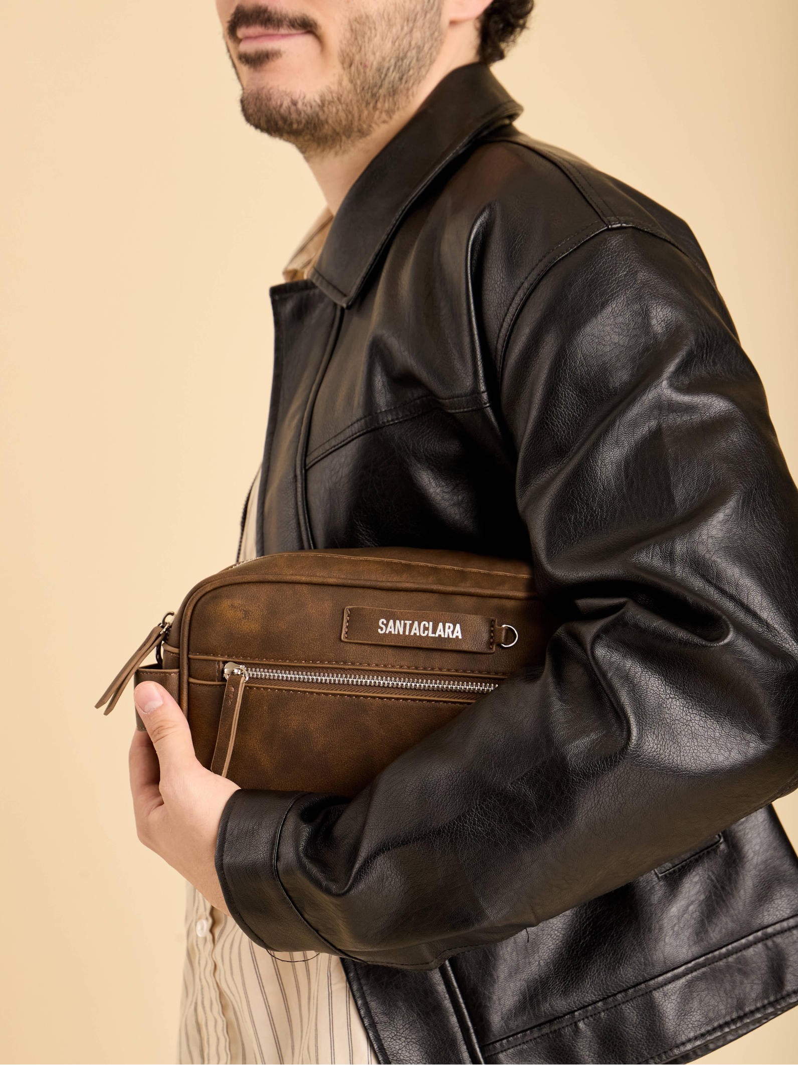 Bandolera Neceser Lolo Marrón